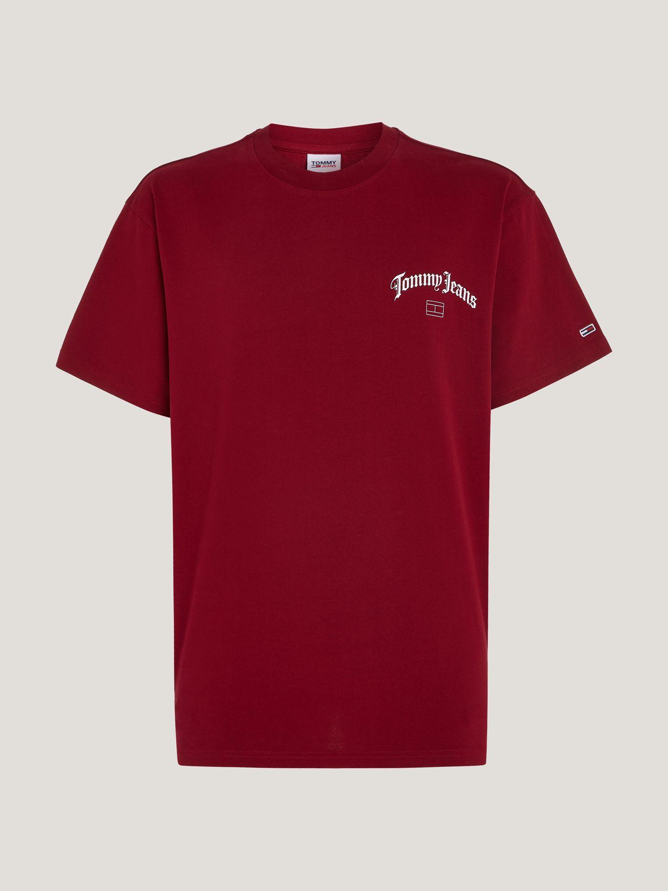 Polera Grunge Back Logo Rojo Tommy Jeans-4