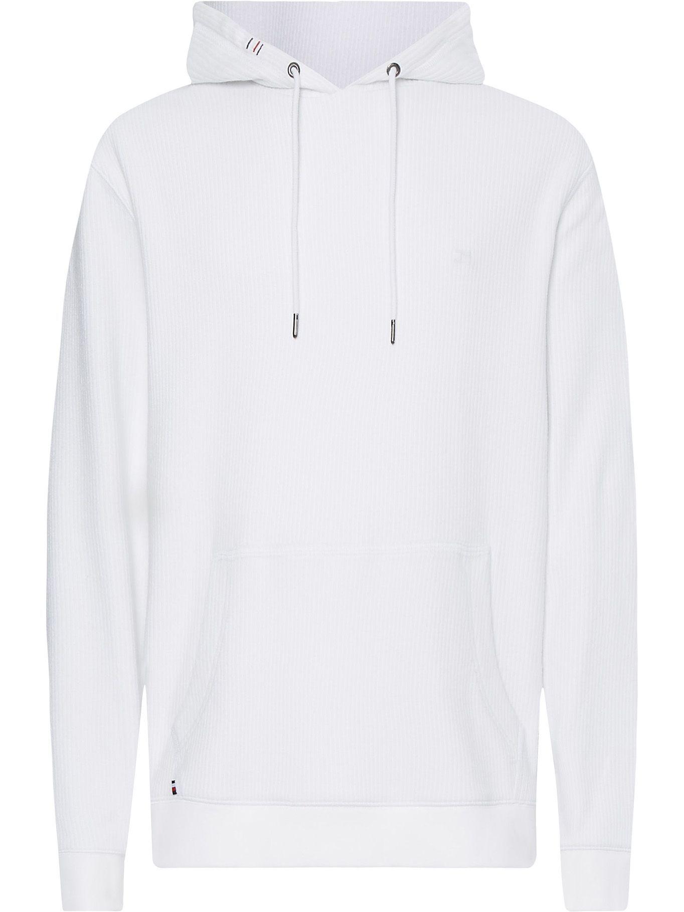 Polerón Hoodie Corduroy Blanco Tommy Hilfiger F2-0