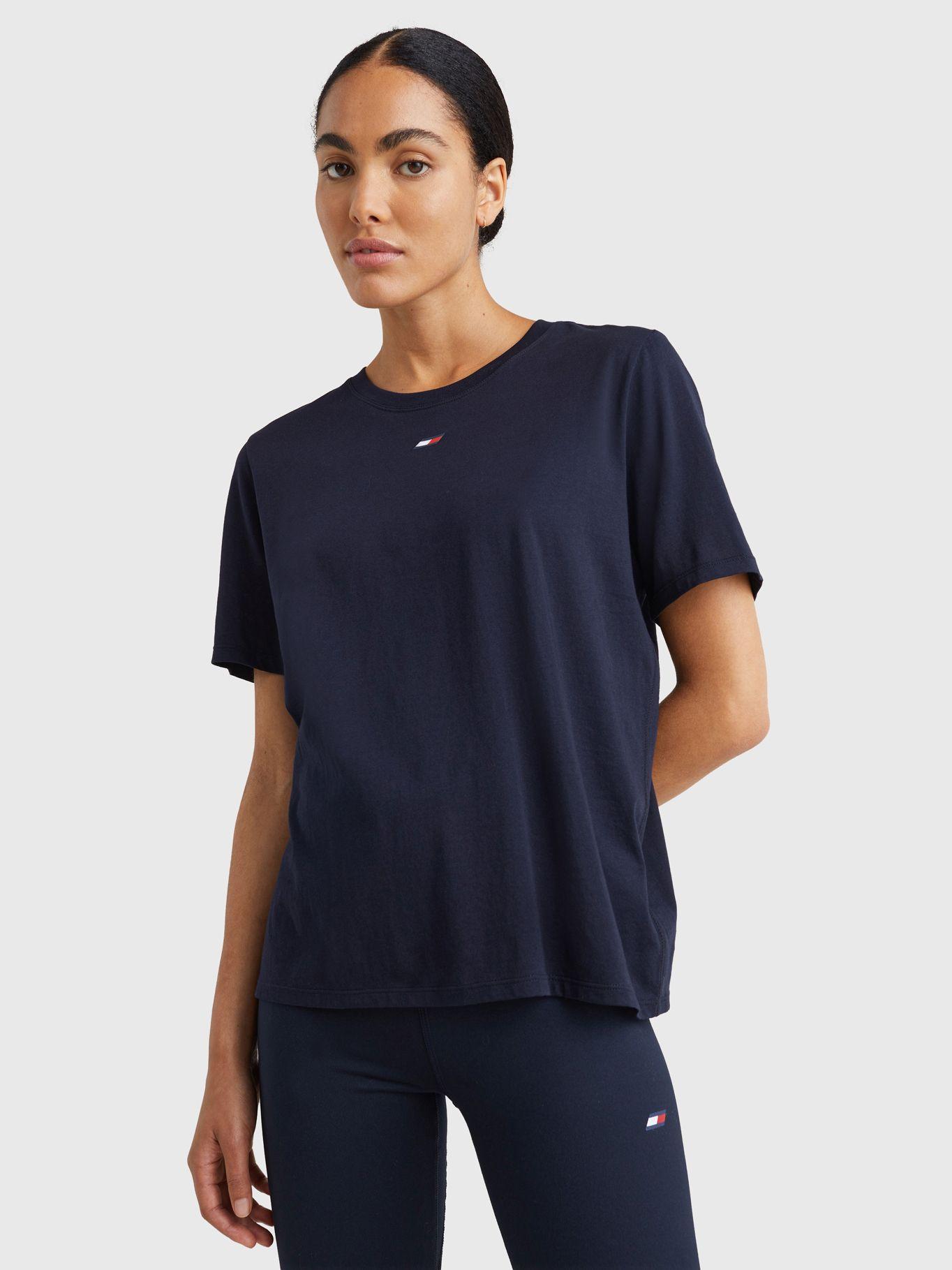 Polera Regular Tape Logo Azul Tommy Hilfiger-0