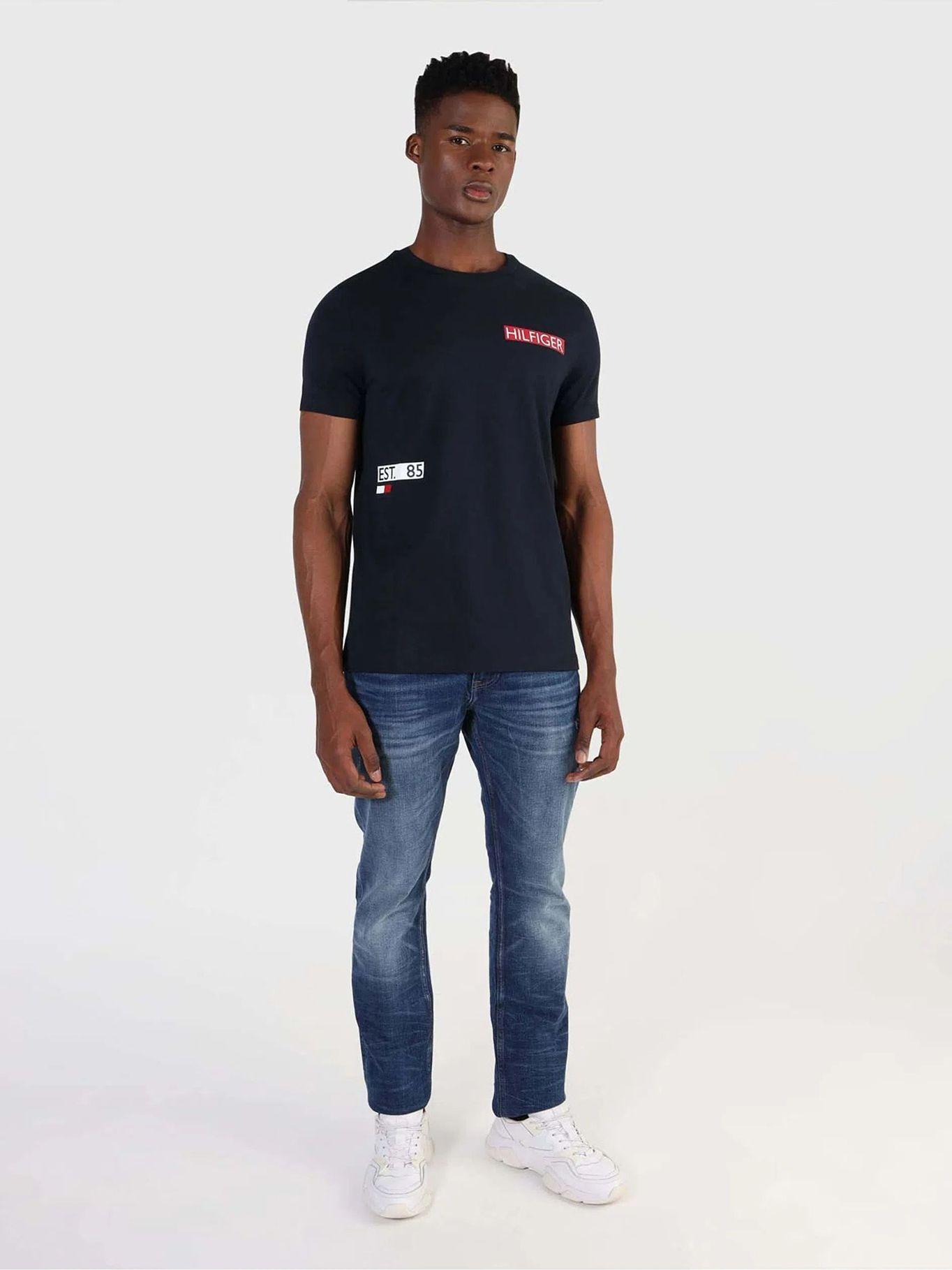 Polera Rectangle Space Azul Tommy Hilfiger-1
