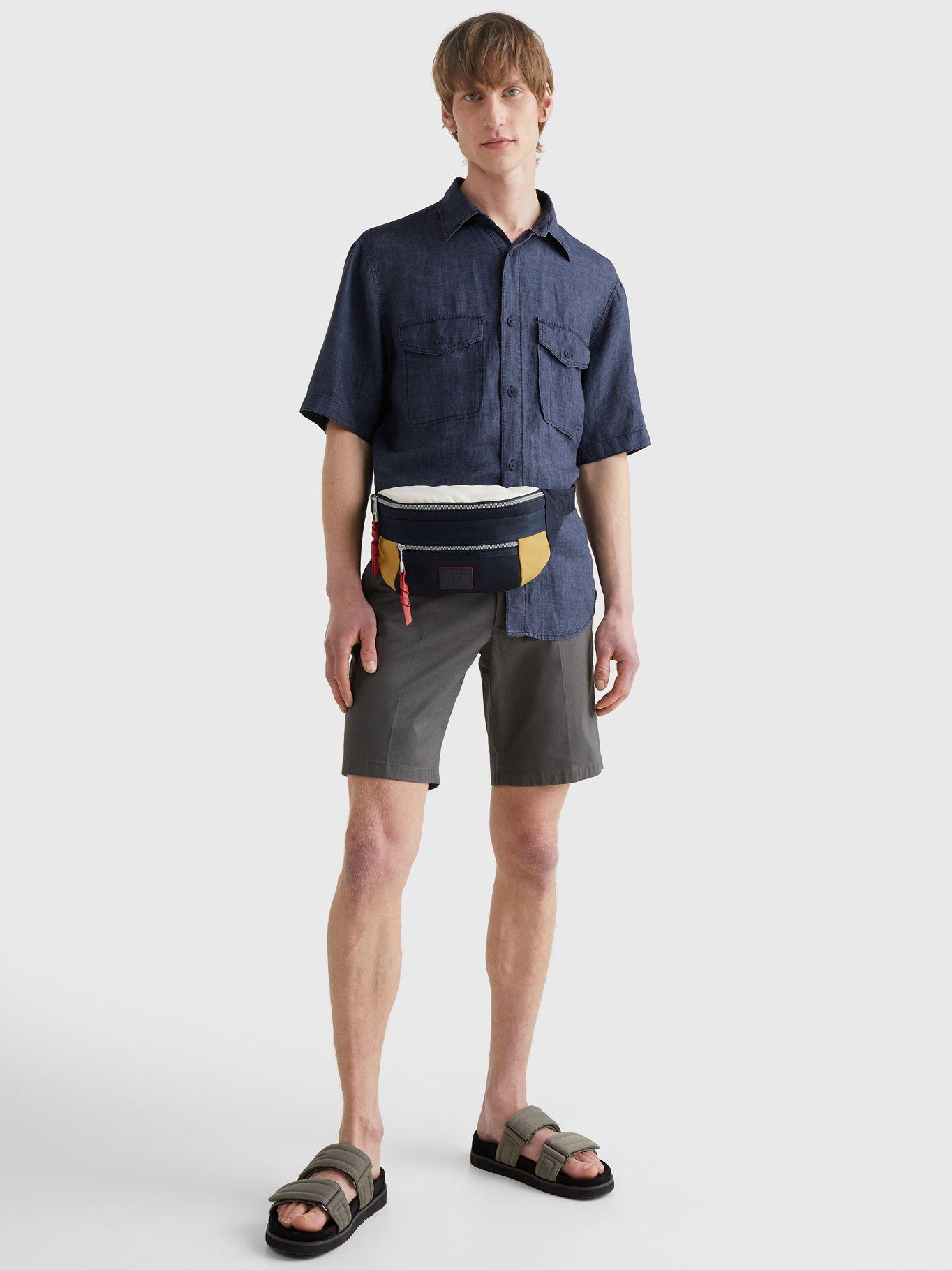 Banano Color Block Con Logo Azul Tommy Hilfiger-4