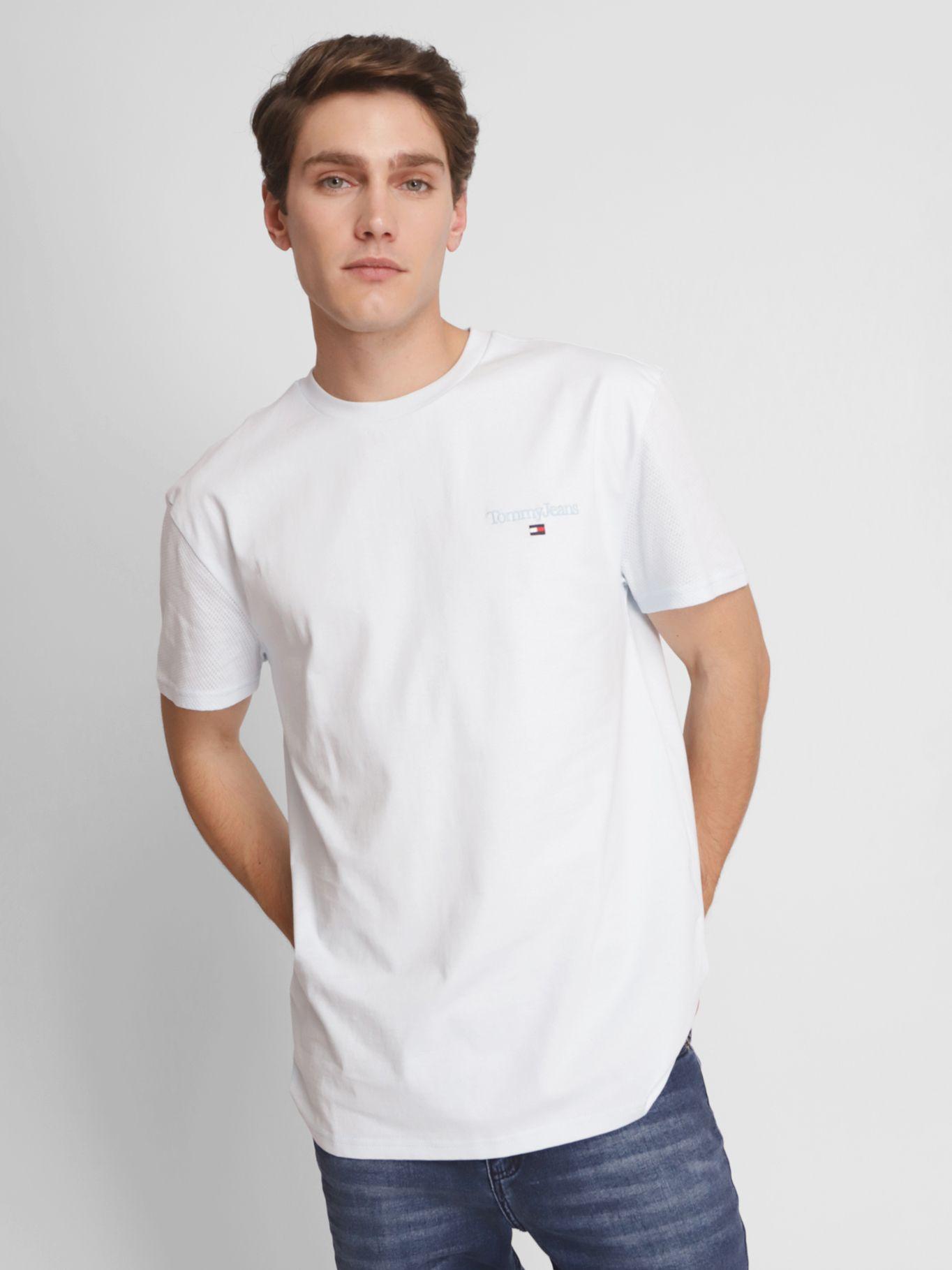 Polera Regular Clásica De Algodón Blanco Tommy Jeans-0