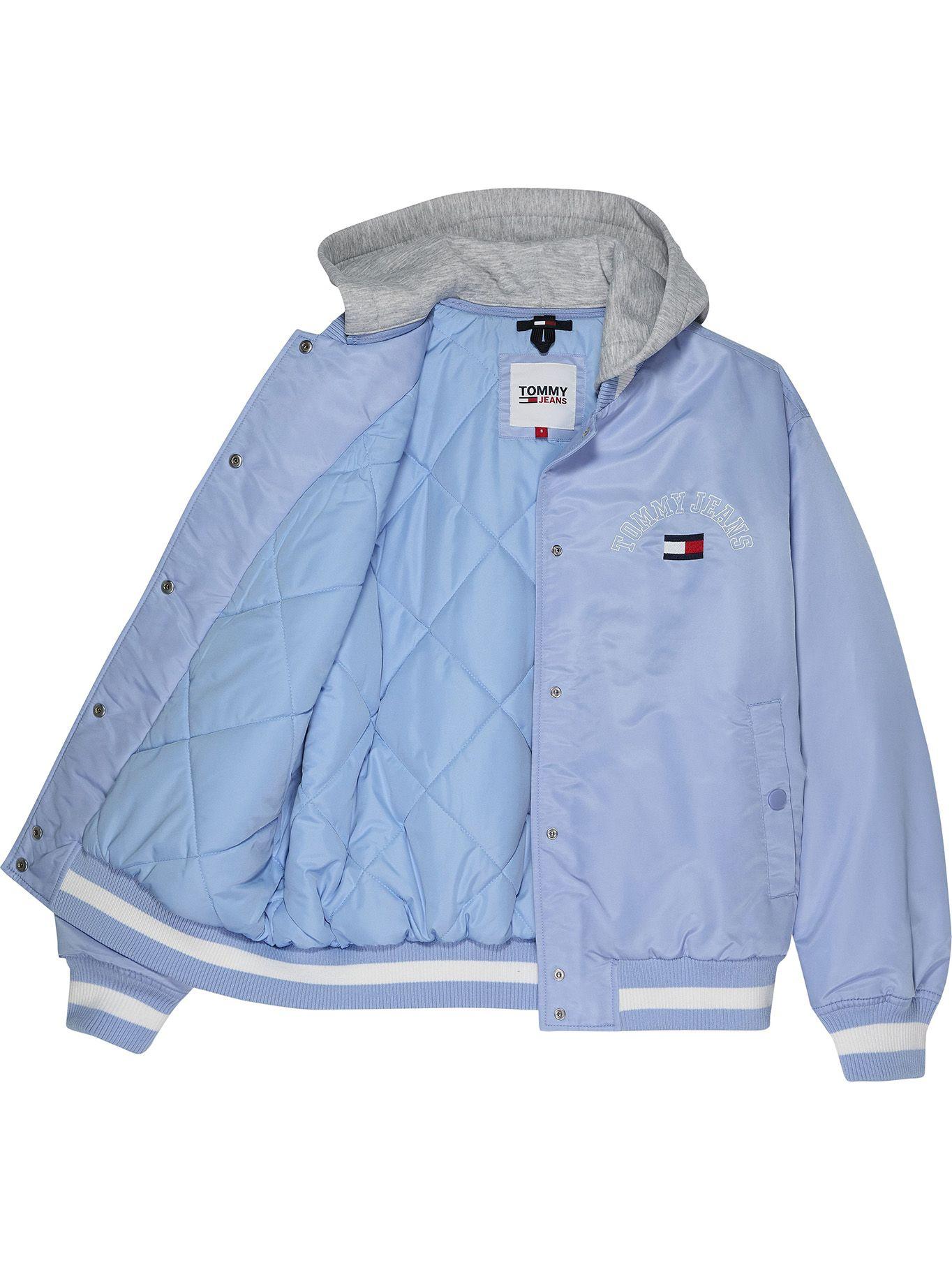 Bomber Graphic Satin Celeste Tommy Hilfiger-3