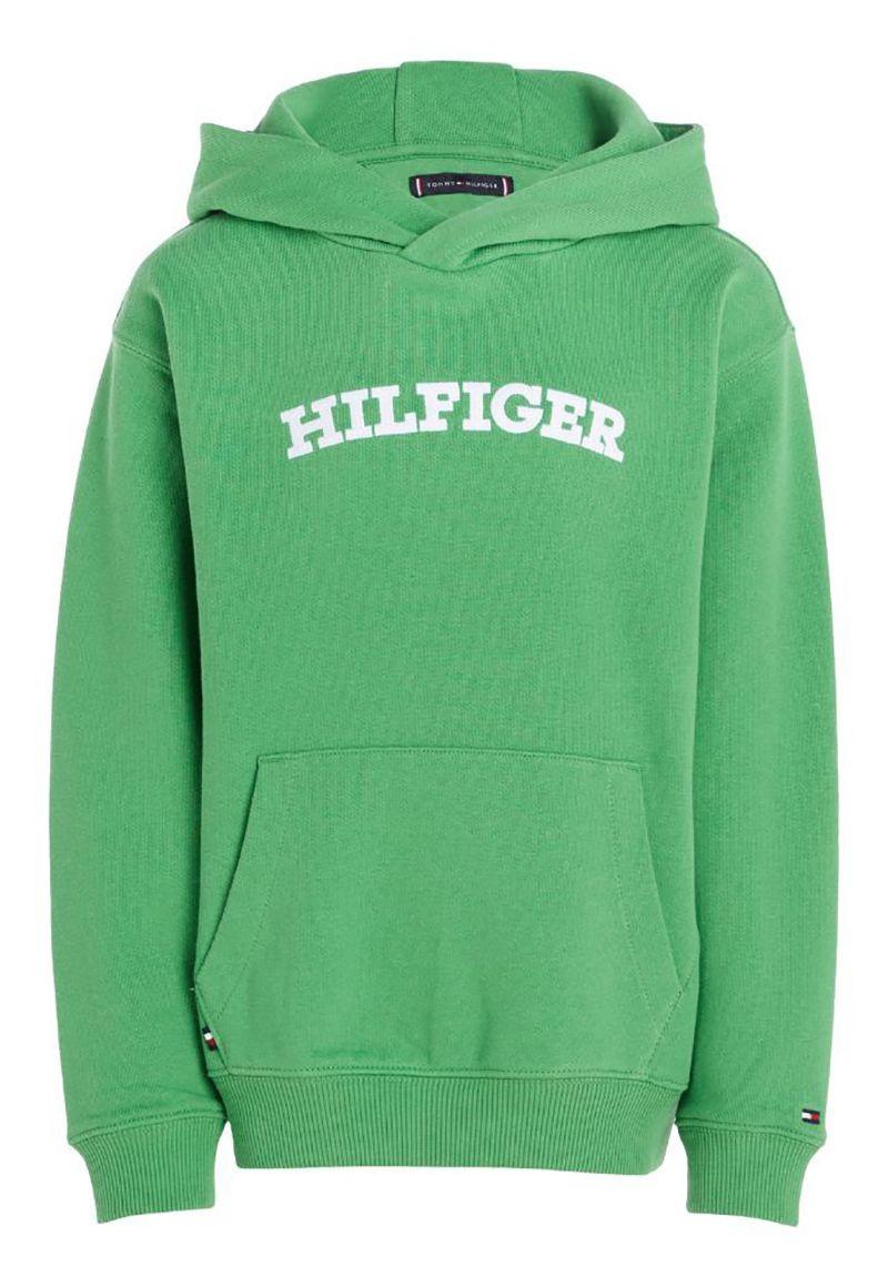 Polerón Hoodie Con Logo Arqueado Verde Tommy Hilfiger-2
