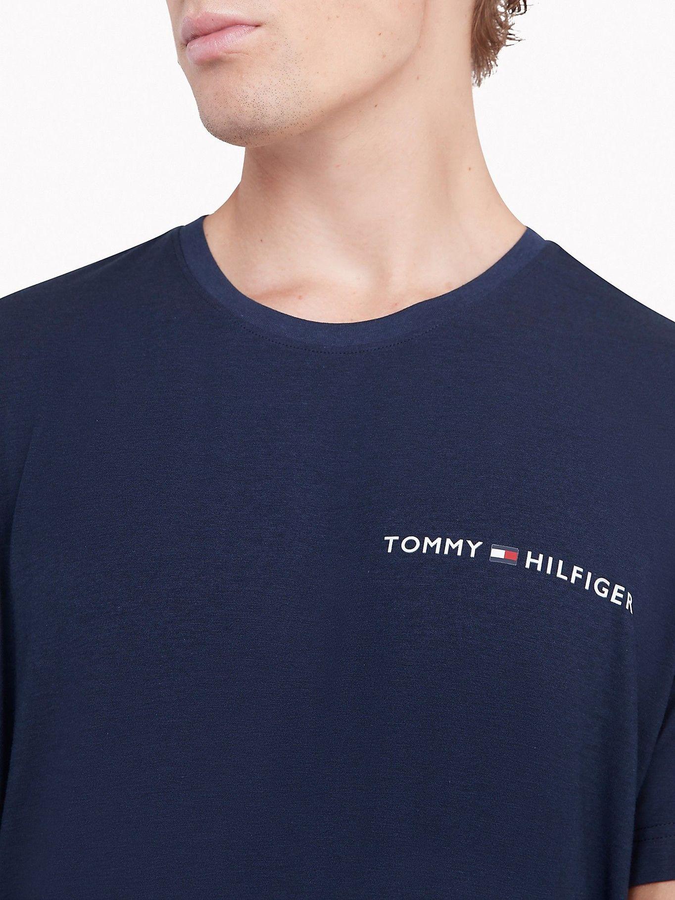 Camiseta C-Neck Manga Corta Azul Tommy Hilfiger-3