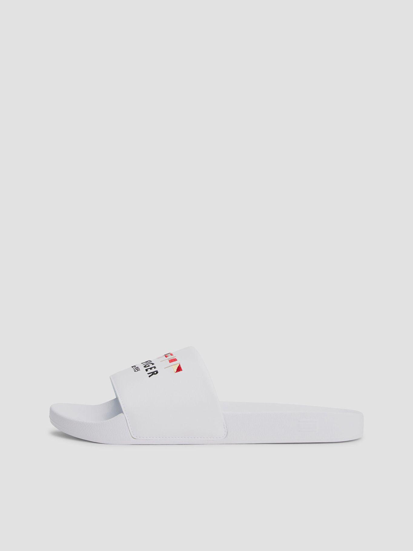 Sandalia De Piscina Bordado Blanco Tommy Hilfiger-5