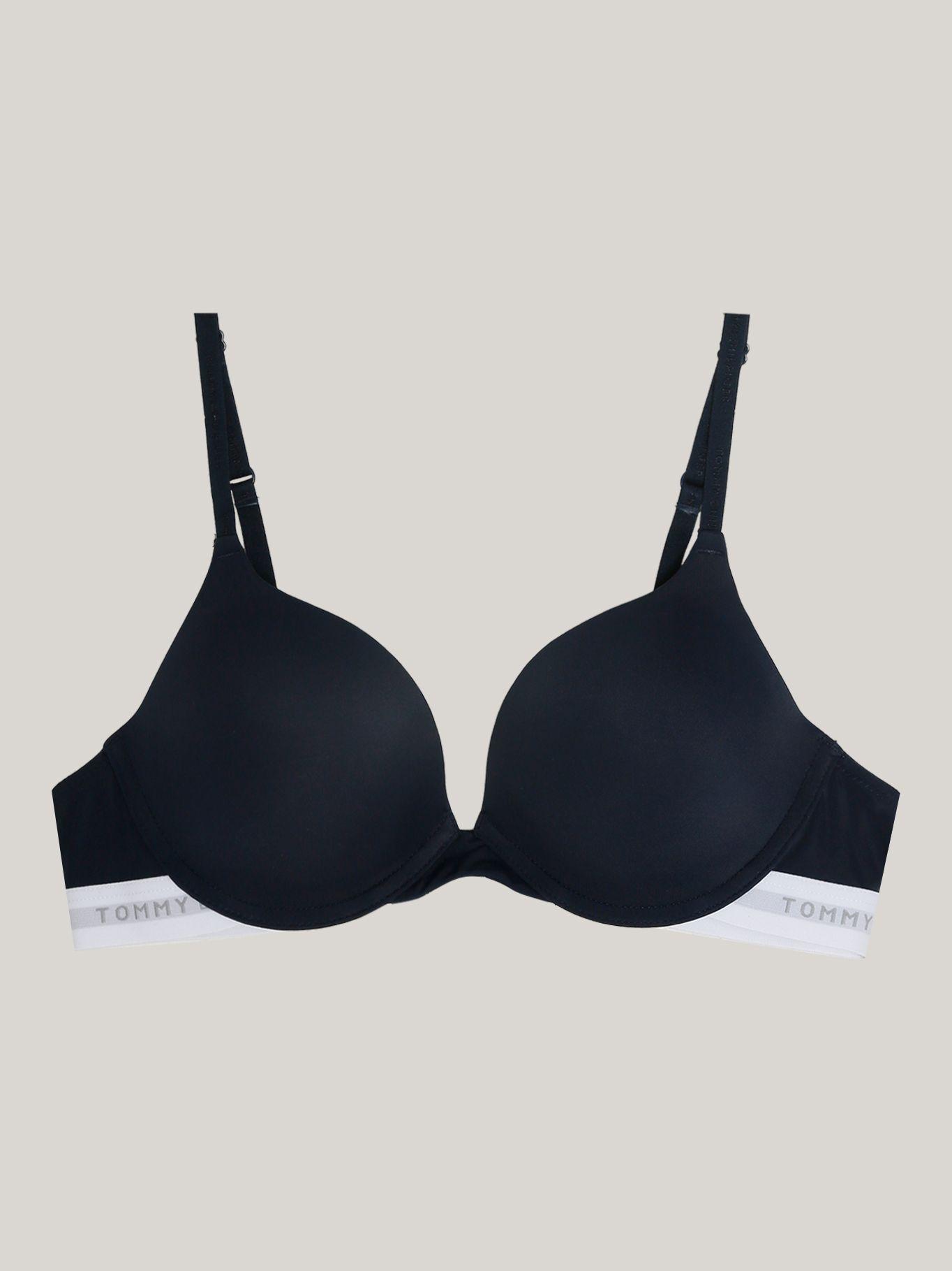 Brassier Con Logo Push Up Azul Tommy Hilfiger-4