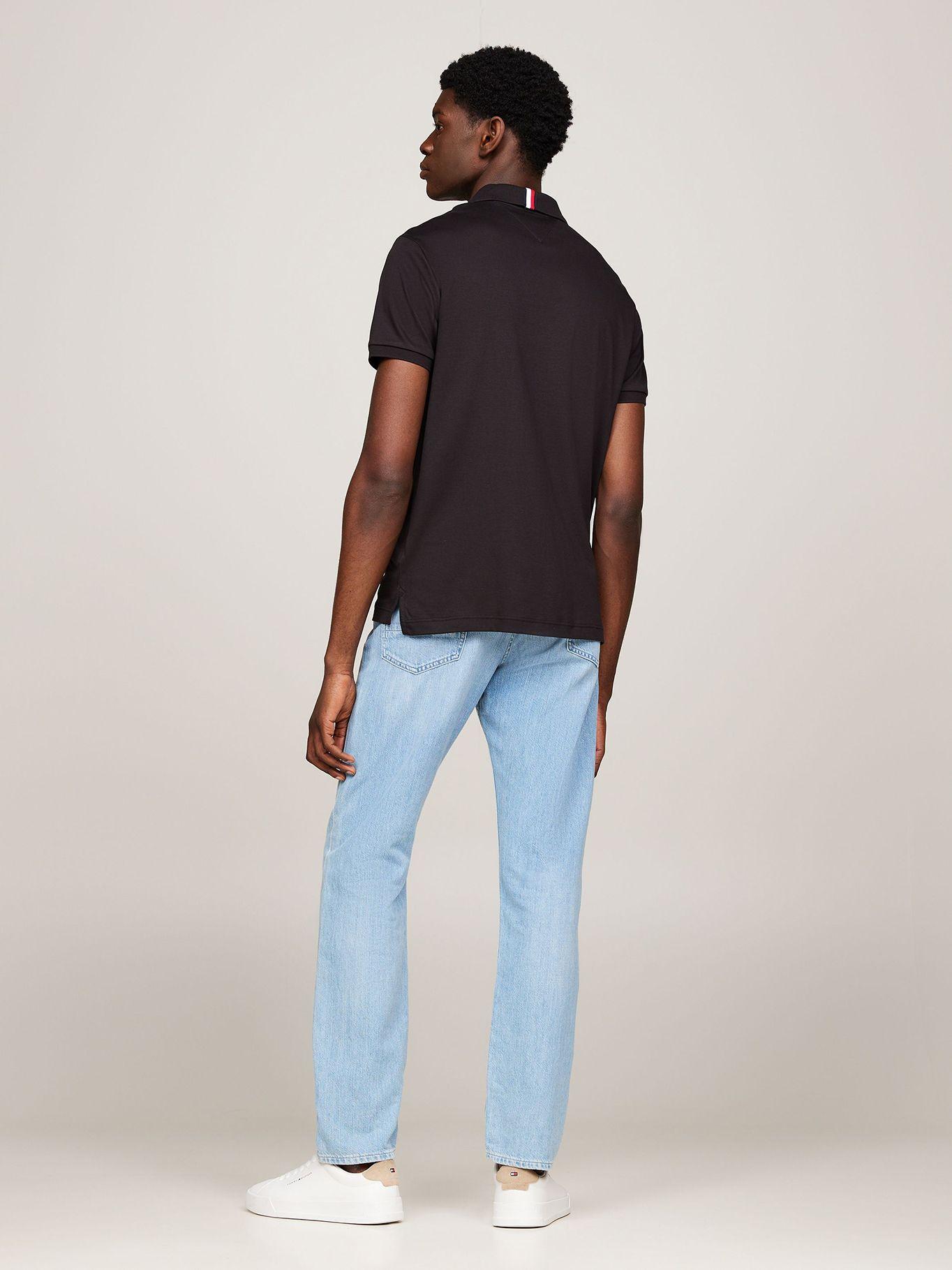 Polo Essential Liquid Cotton Negro Tommy Hilfiger-2