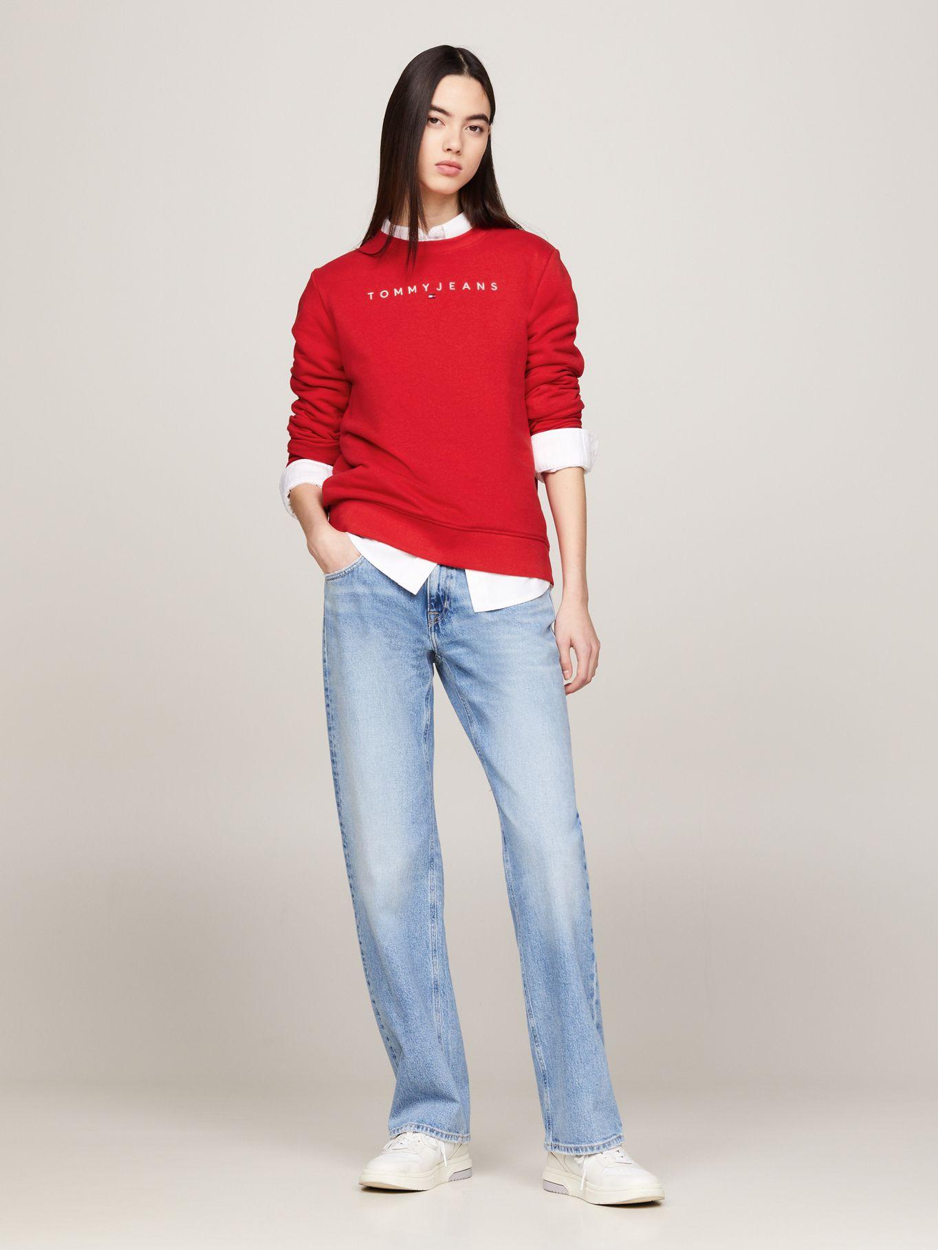 POLERÓN ESSENTIAL LINEAR LOGO ROJO TOMMY JEANS-1