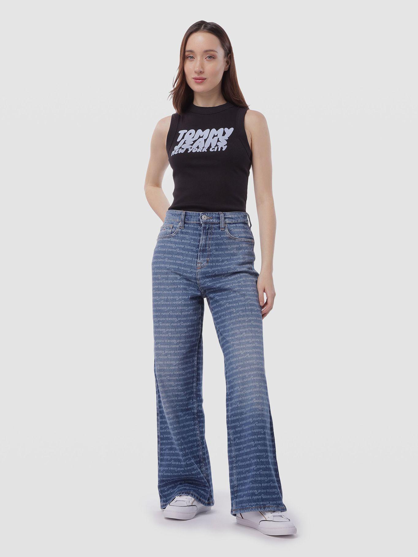 Polera Bubble Con Logo Negro Tommy Jeans-1