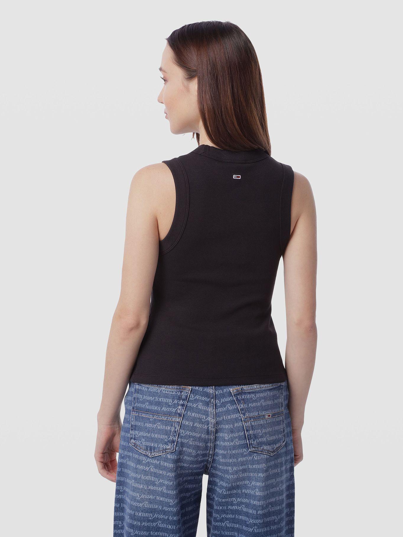 Polera Bubble Con Logo Negro Tommy Jeans-2