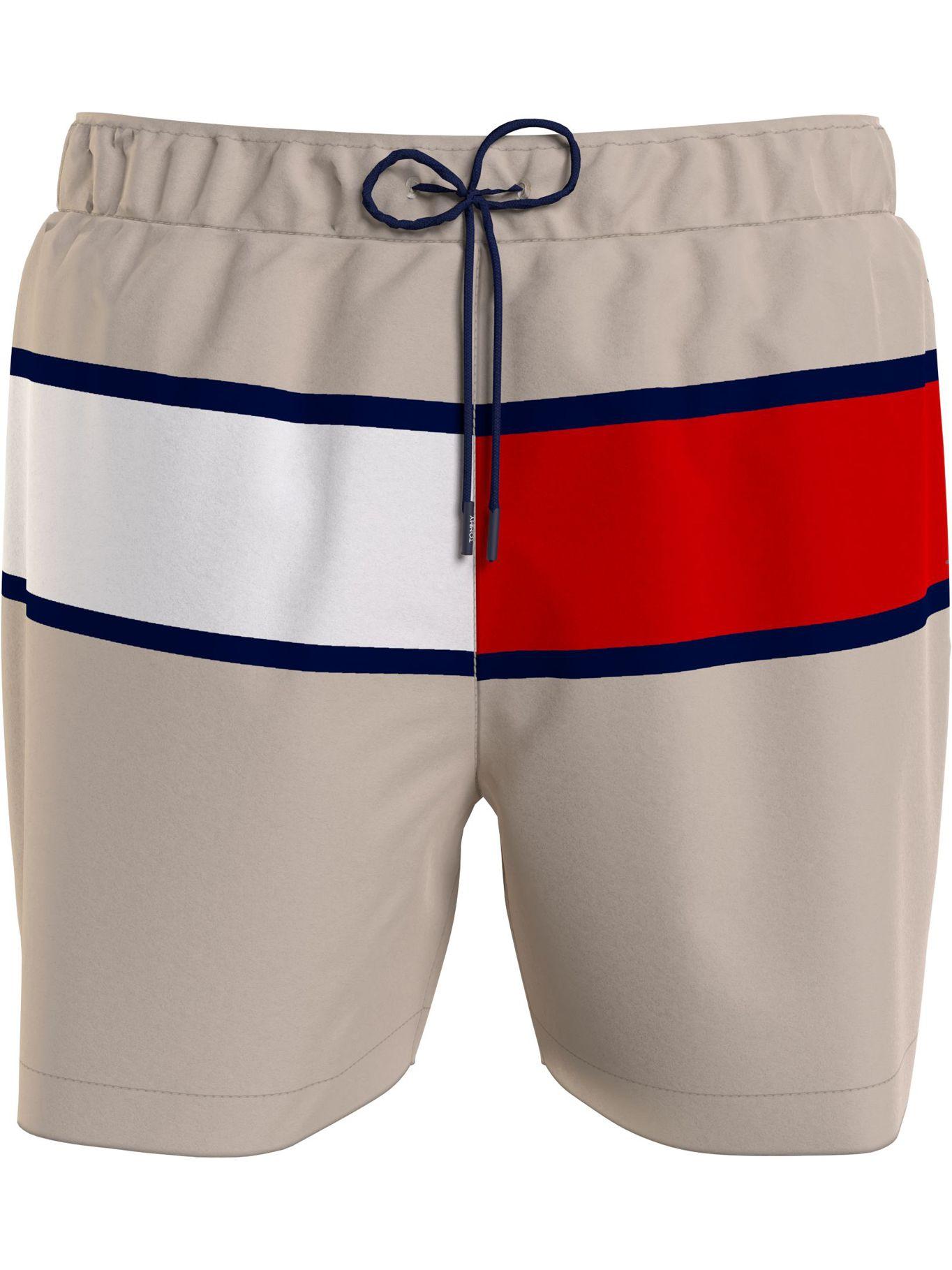 Traje De Baño Flag Print  Crema Tommy Hilfiger-0