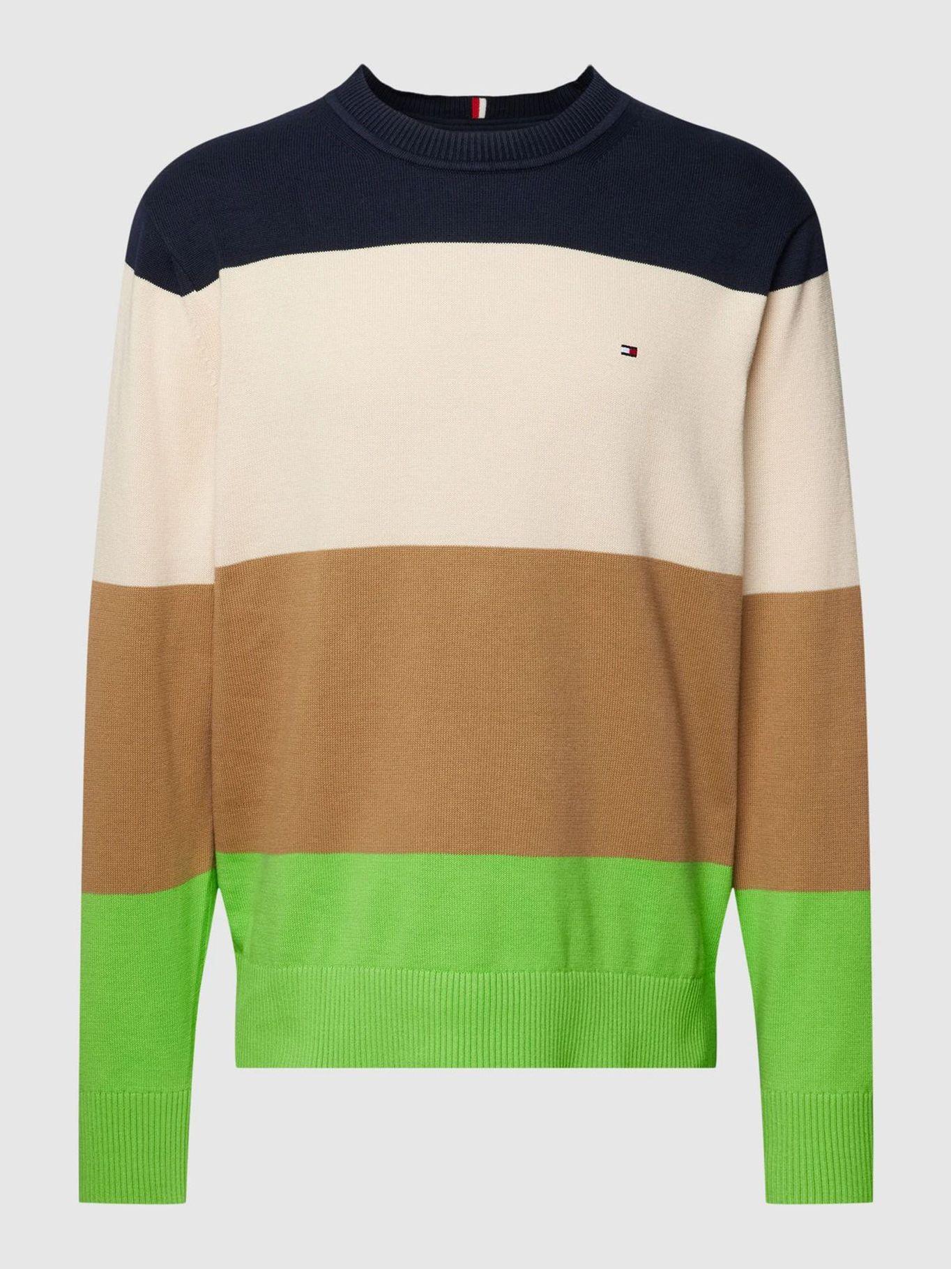 Sweater Color Block  Café Tommy Hilfiger-3