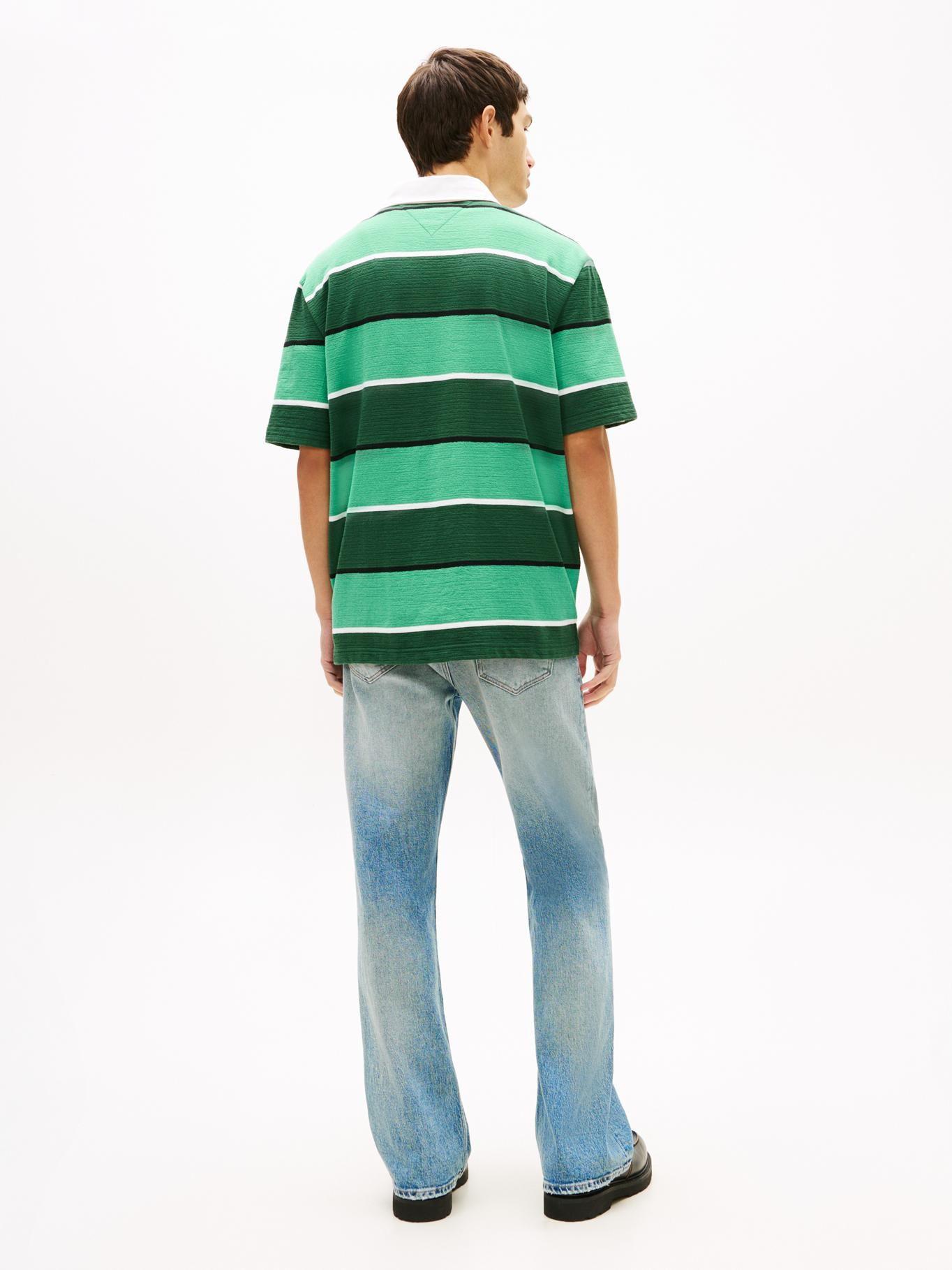 Polo A Rayas Estilo Rugby Relaxed Fit-2