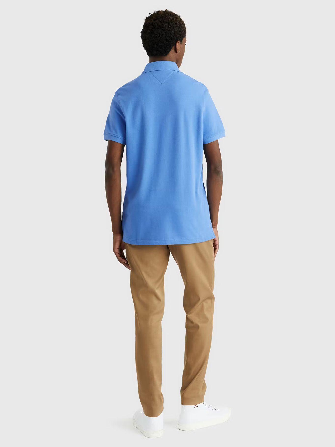 Polo Im 1985 Regular Fit Celeste C4G Tommy Hilfiger-2