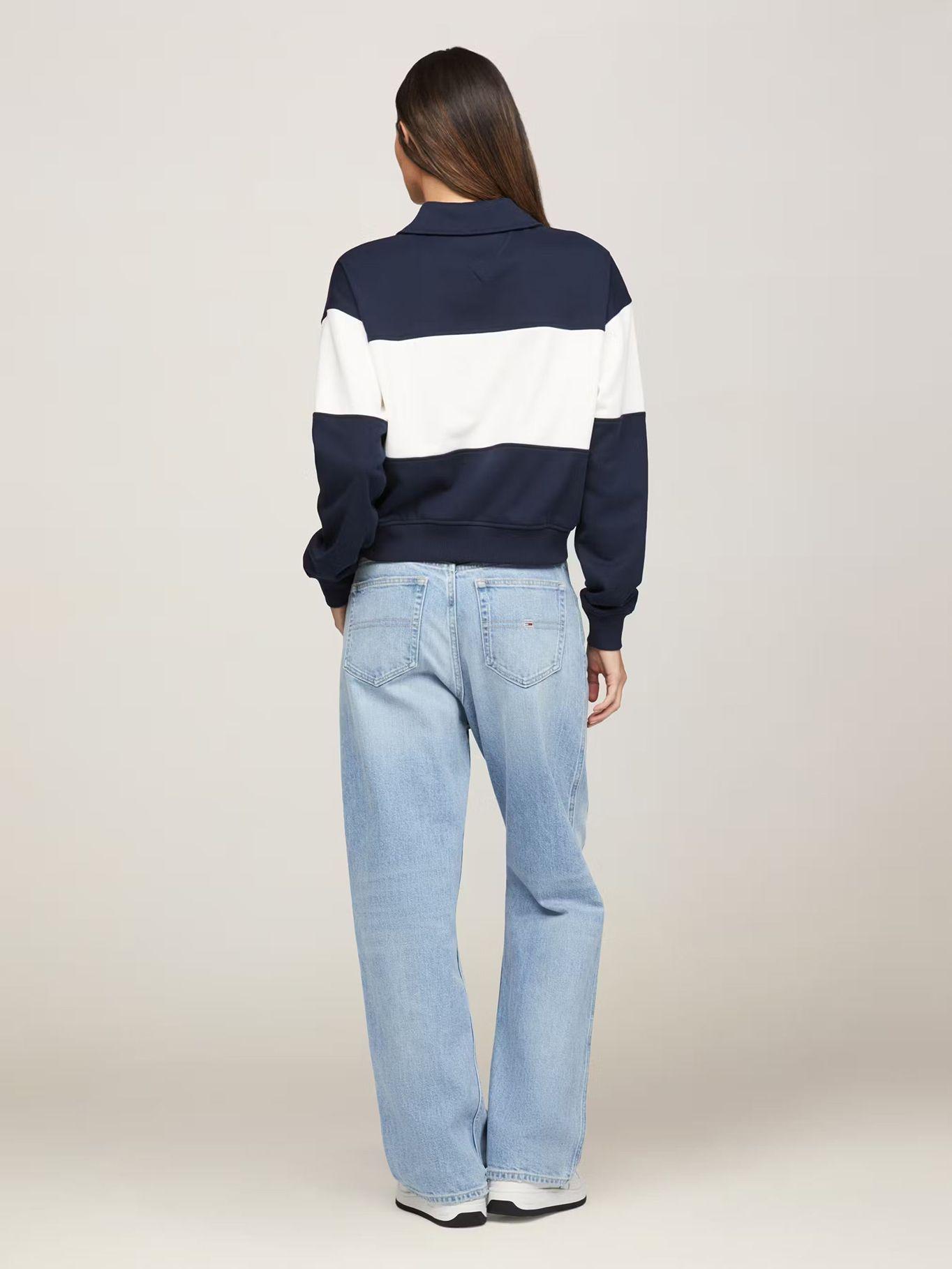Sweater Relaxed Color Block Azul Tommy Jeans-2