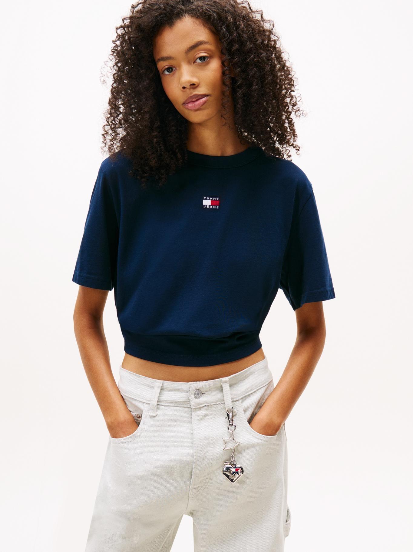 Polera Boxy Con Logo Relaxed Fit-0