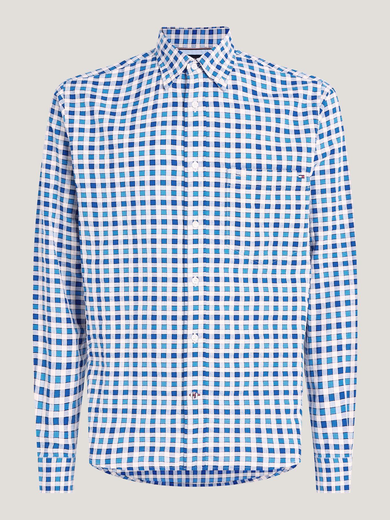 CAMISA OXFORD A CUADROS VICHY MULTICOLOR TOMMY HILFIGER-4