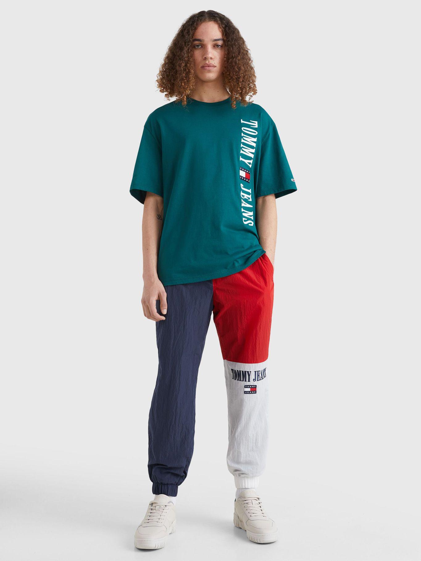 Polera Skater Archive Logo Verde Tommy Jeans-1