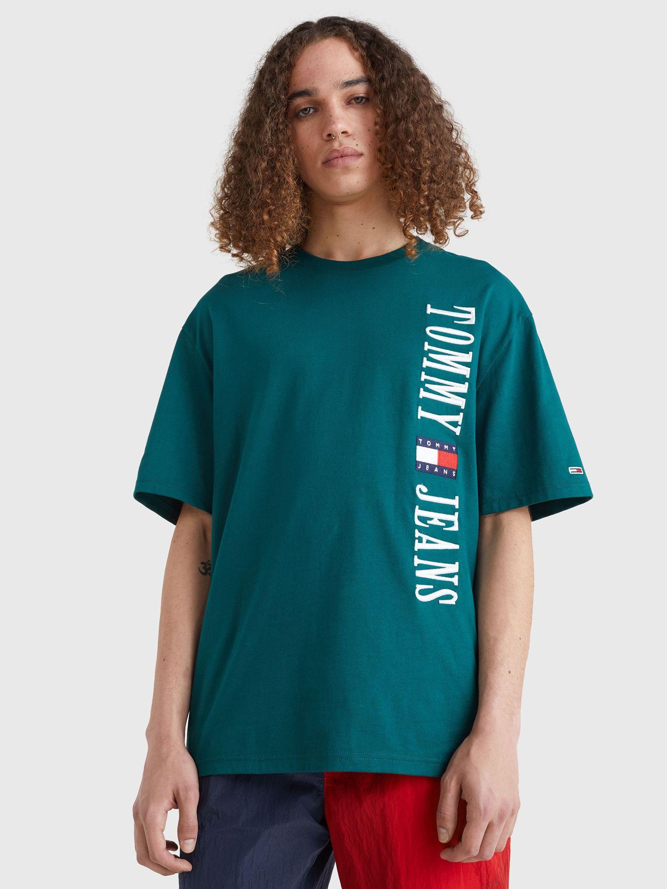 Polera Skater Archive Logo Verde Tommy Jeans-0