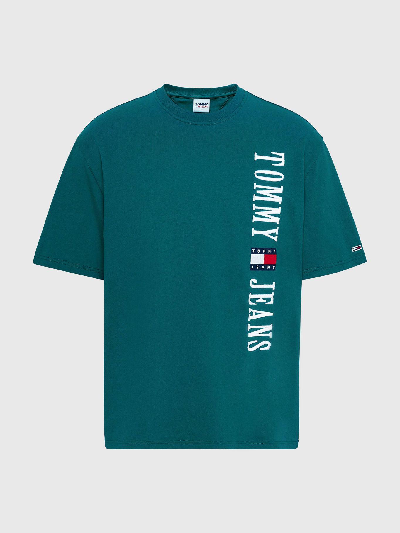Polera Skater Archive Logo Verde Tommy Jeans-4