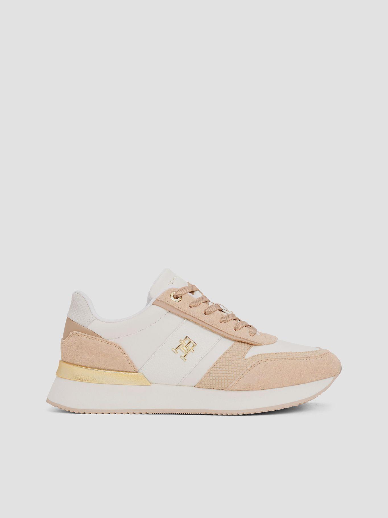 Zapatillas Paneles Metalizados Blanco Tommy Hilfiger-4