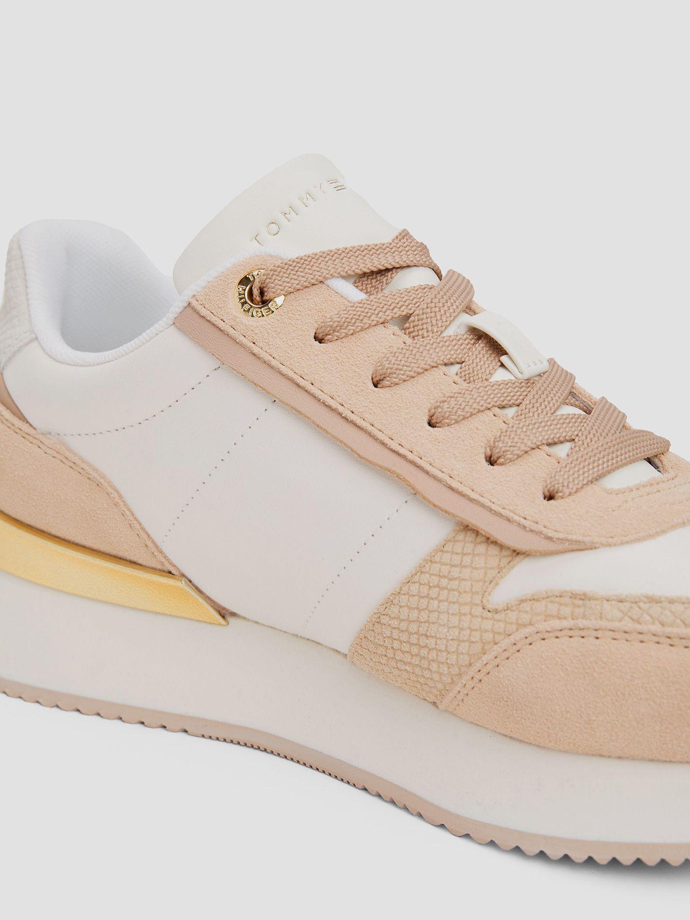 Zapatillas Paneles Metalizados Blanco Tommy Hilfiger-6