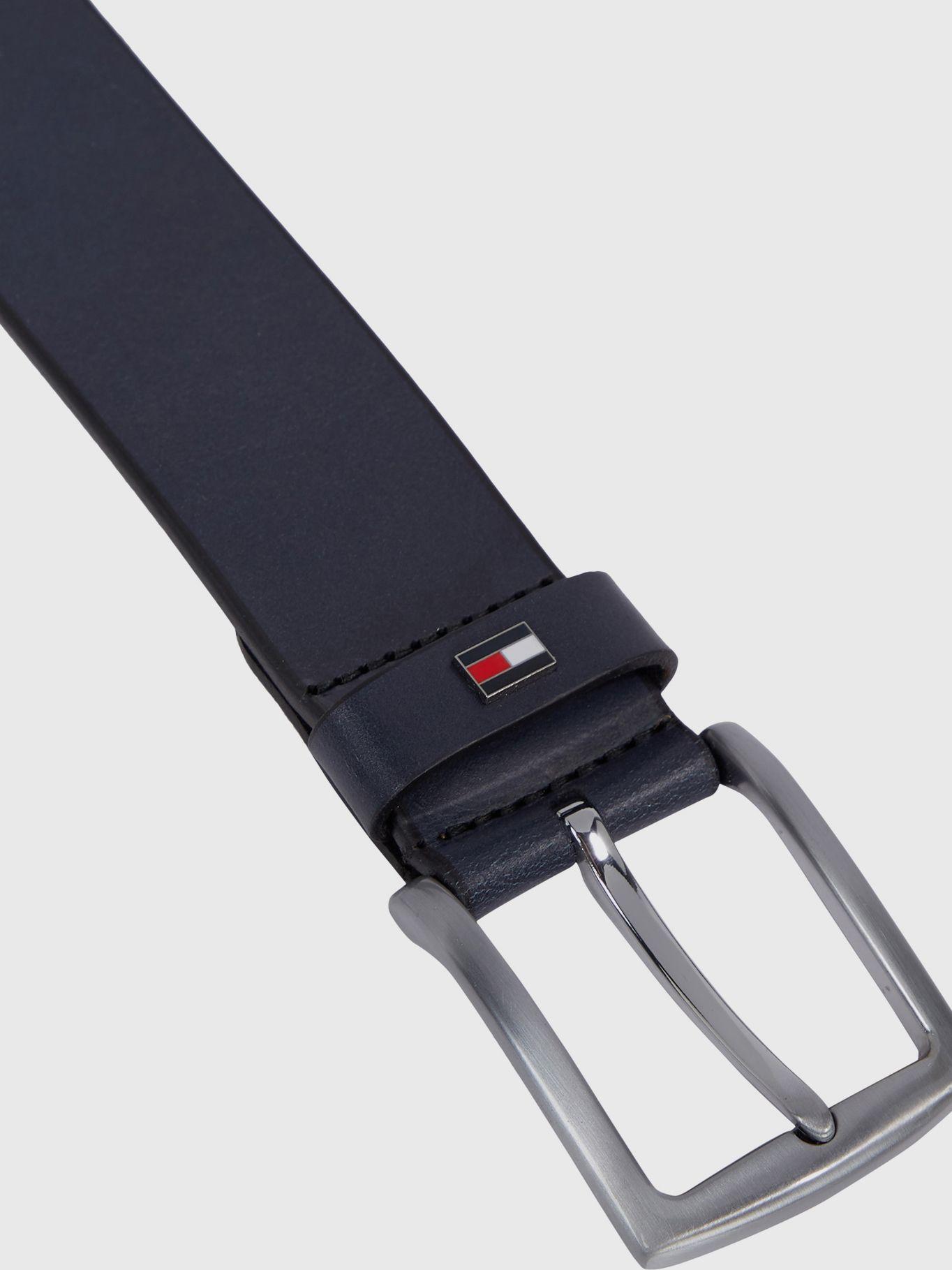 Cinturón Denton Con Logo Azul Tommy Hilfiger-2