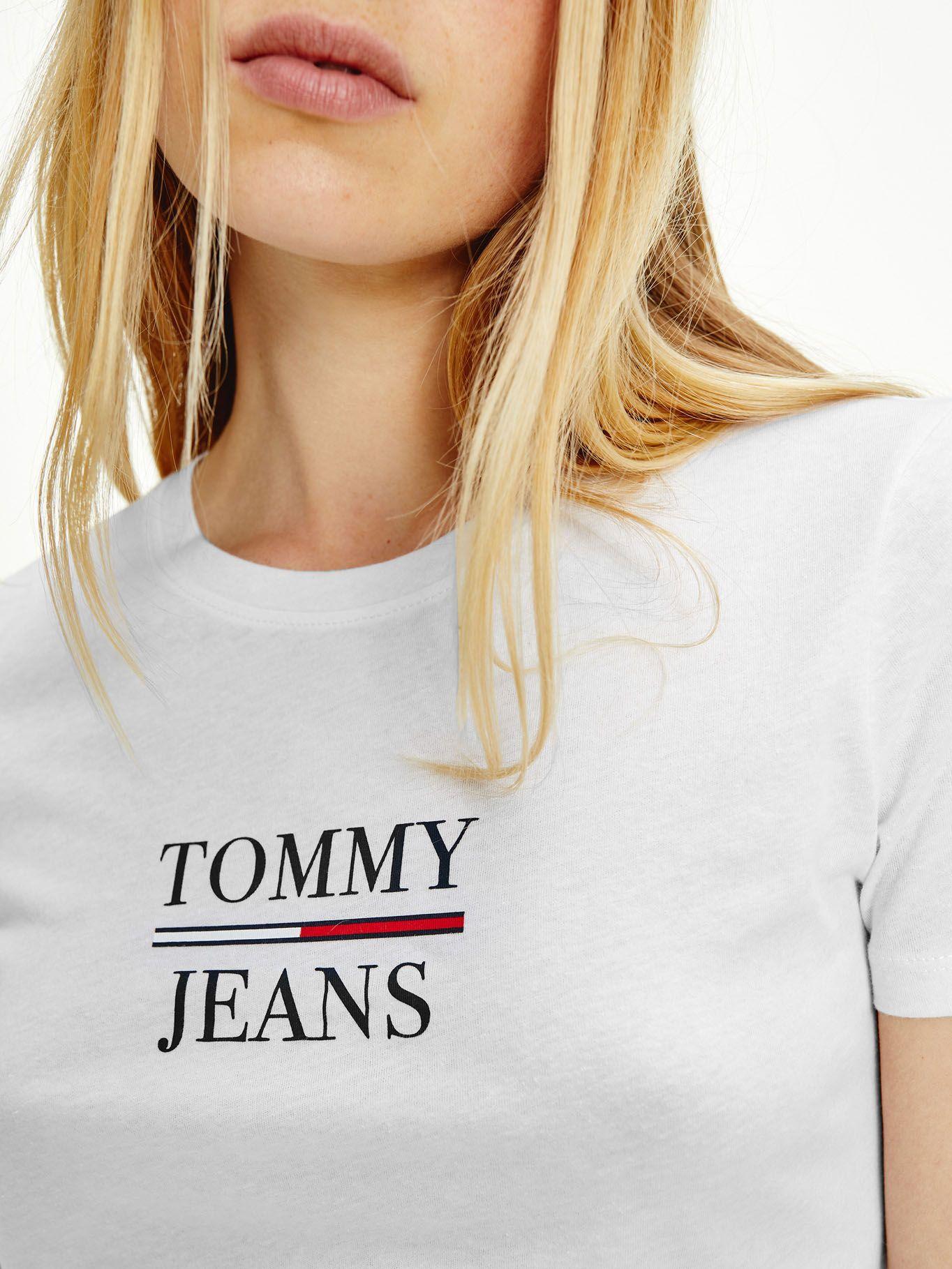 Polera Essential Logo Blanco Tommy Jeans M2-2