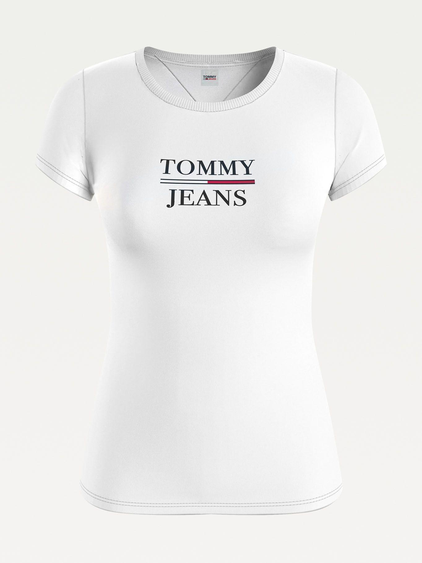 Polera Essential Logo Blanco Tommy Jeans M2-3
