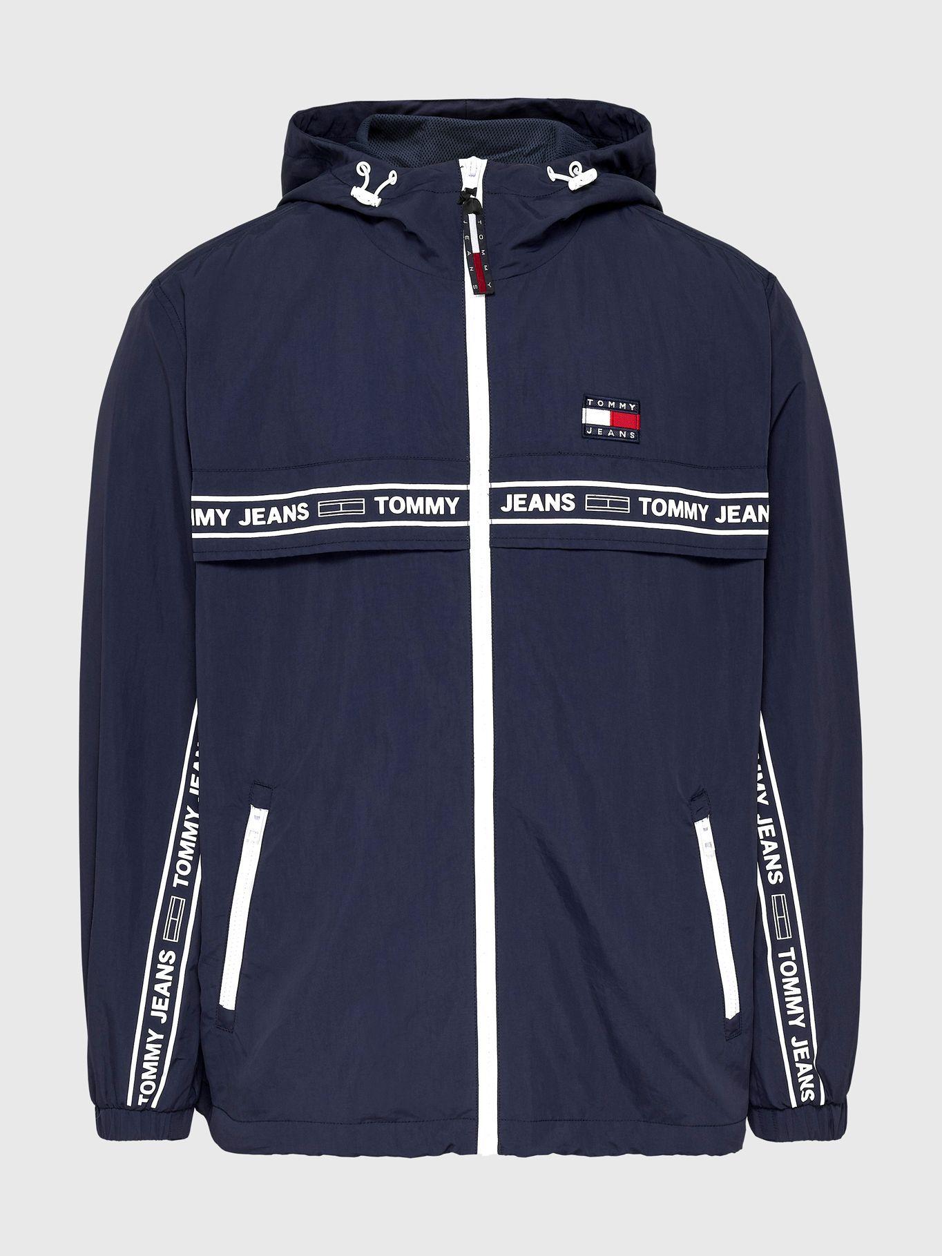 Cortavientos Chicago Logo Azul Tommy Jeans MY2-4
