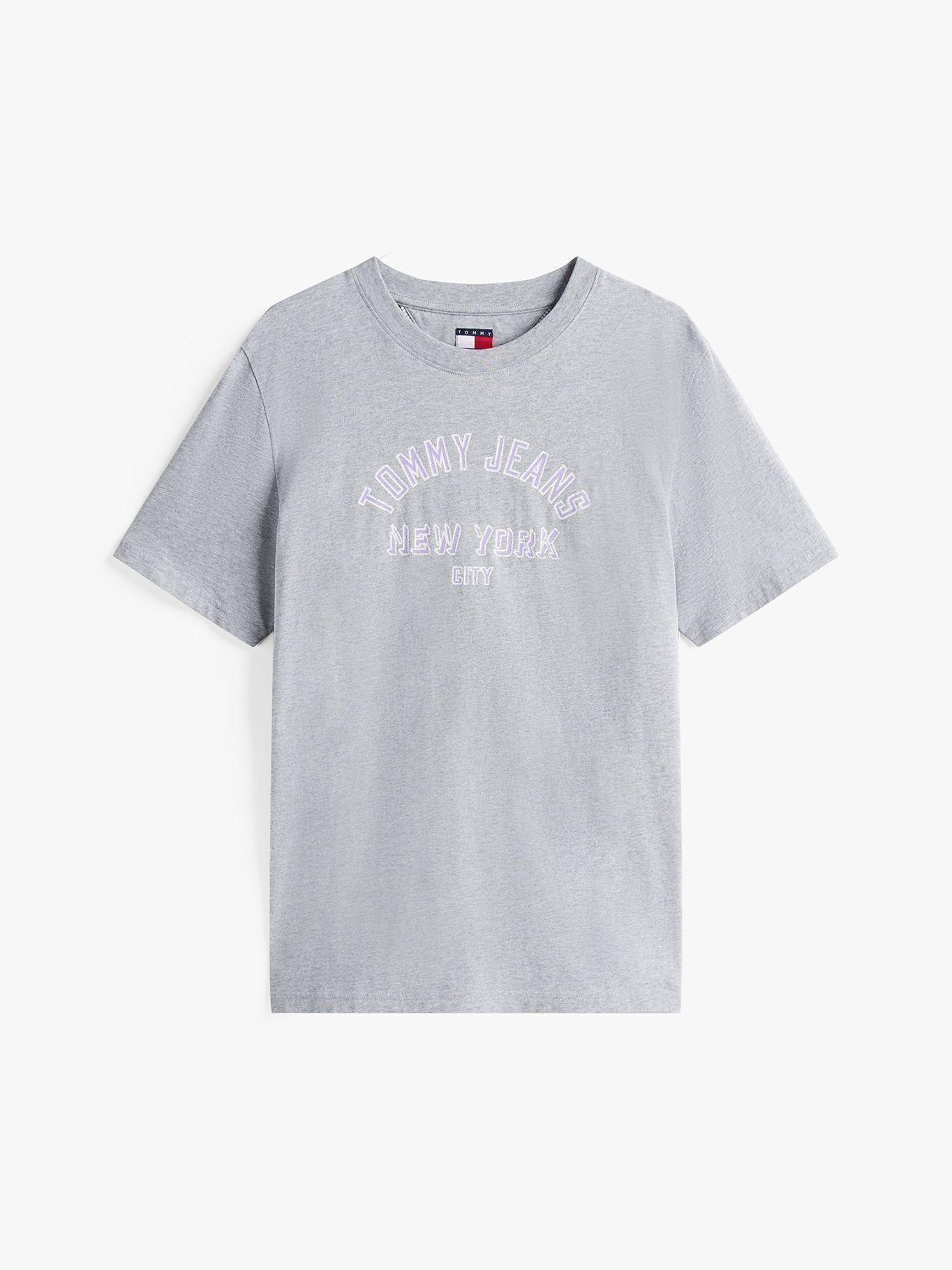 Polera Varsity Relaxed Fit Gris Q13 Tommy Jeans-4