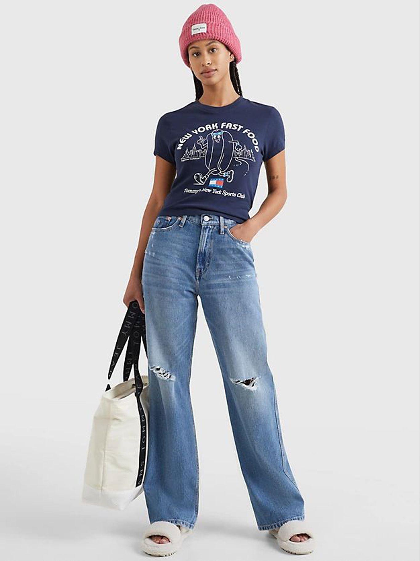 Jeans Betsy Relaxed Talle Medio Azul Tommy Jeans-1
