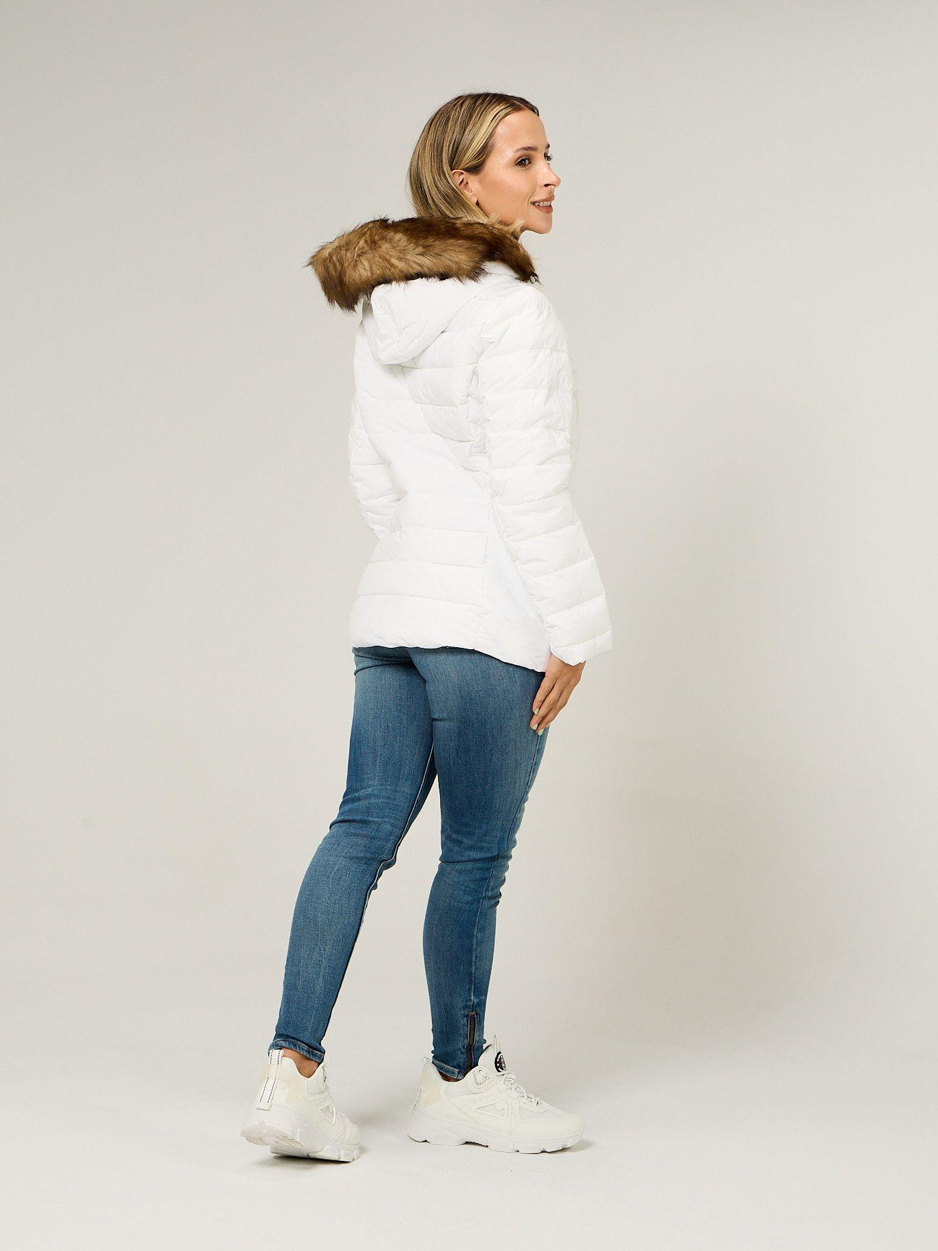 Parka Puffer Acolchada Blanco Tommy Hilfiger-2