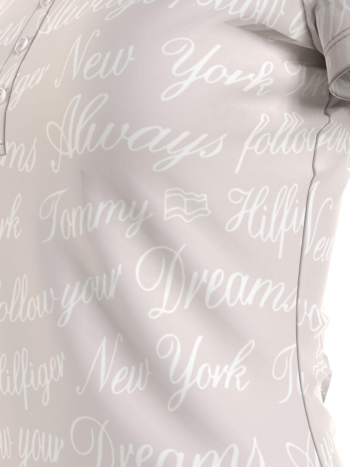 Polo Print Abstracto Slim Fit Beige Tommy Hilfiger-3