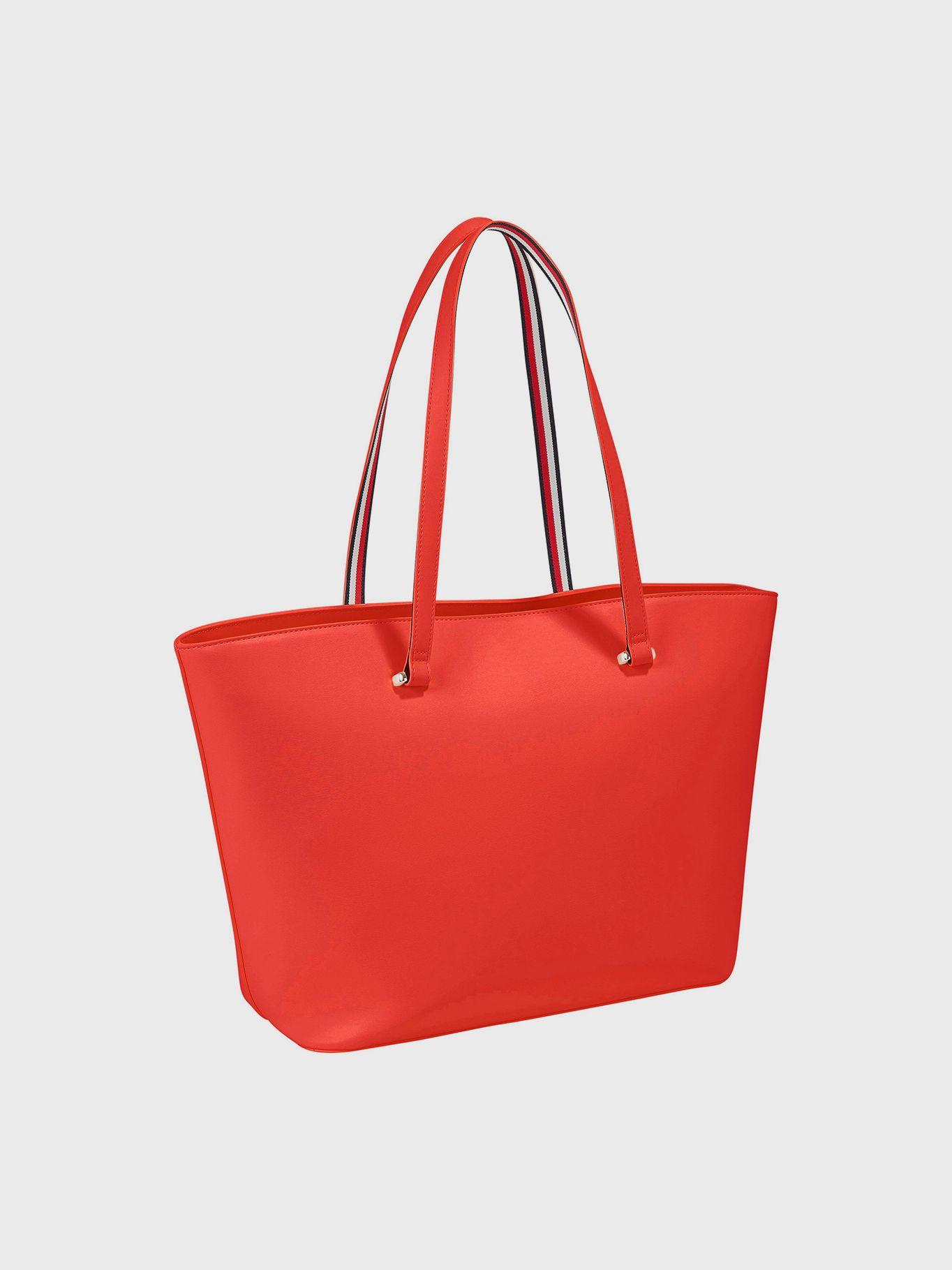Tote Im Latam Con Firma Th Rojo Tommy Hilfiger-1