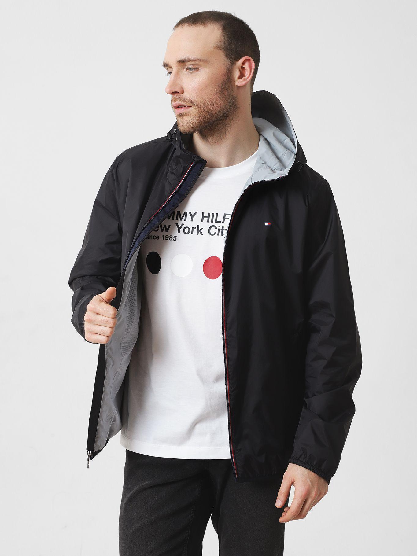 Cortaviento Essential Impermeable Negro Tommy Hilfiger-3
