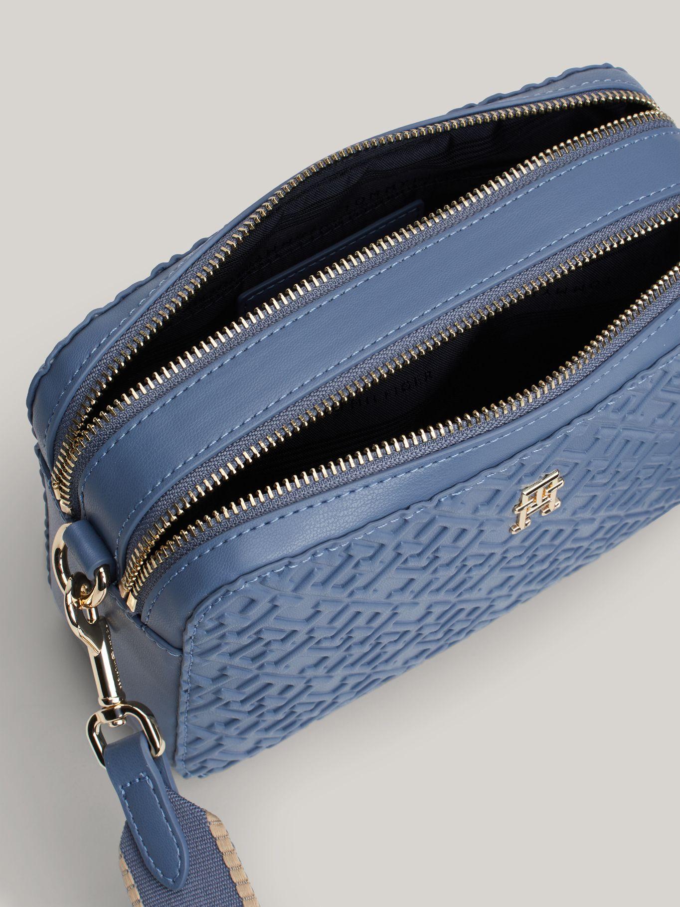 Bandolera Distinc Monograma Celeste Tommy Hilfiger-3