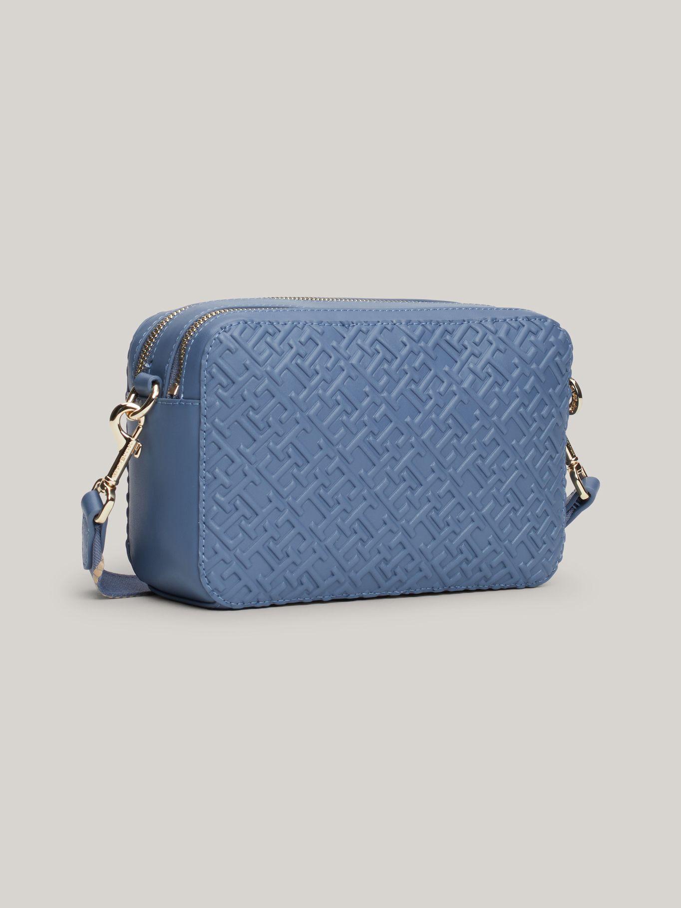 Bandolera Distinc Monograma Celeste Tommy Hilfiger-4