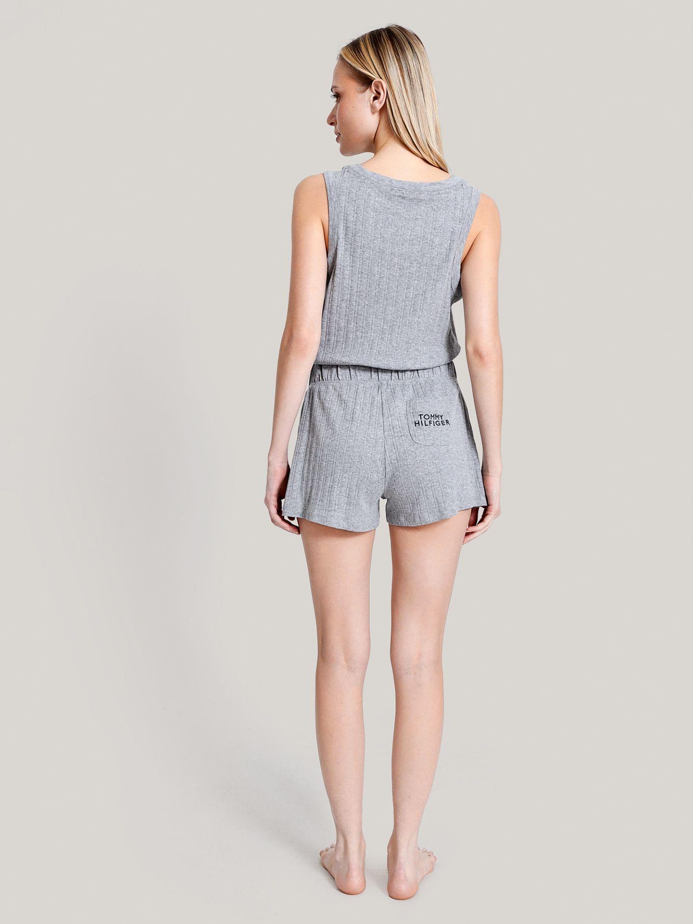 Pijama Set De 3 Piezas Con Logo Gris Tommy Hilfiger-1