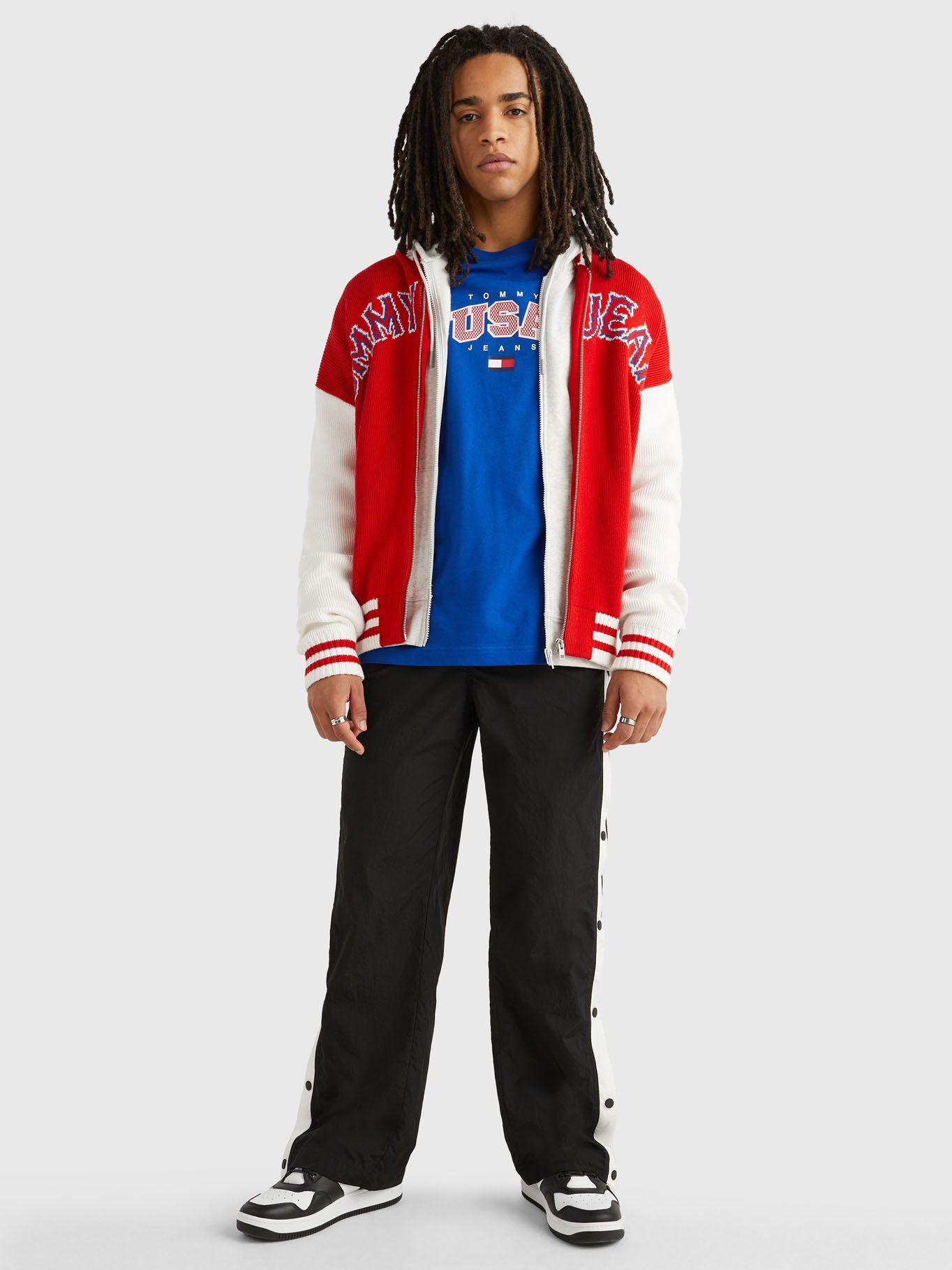 Chaqueta Bomber Collegiate Rojo Tommy Hilfiger-1