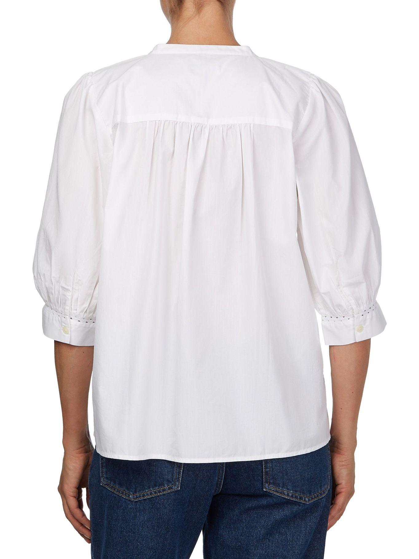 Blusa De Corte Amplio Blanco Tommy Hilfiger-1