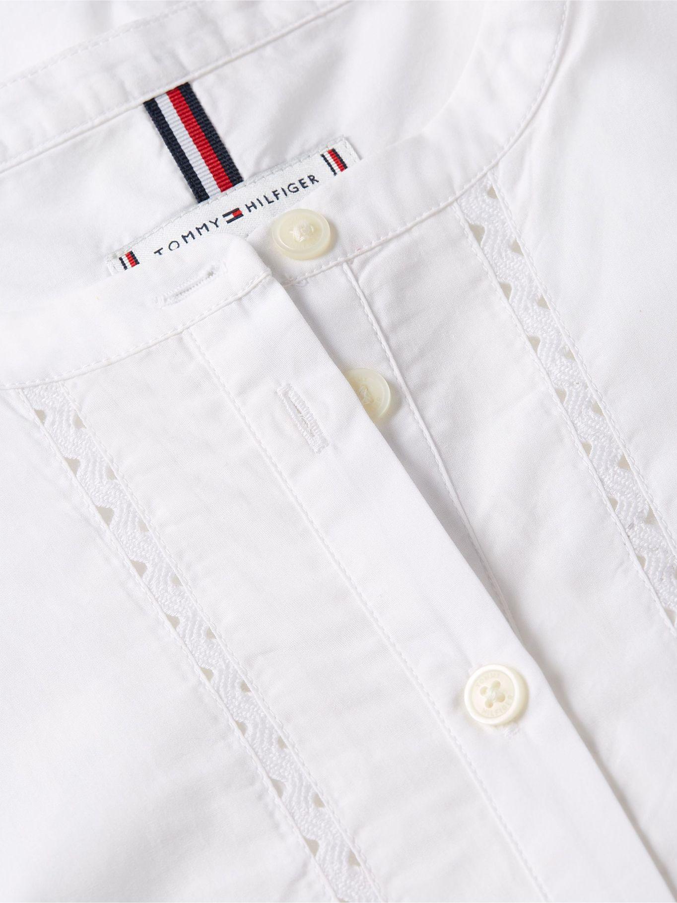 Blusa De Corte Amplio Blanco Tommy Hilfiger-4