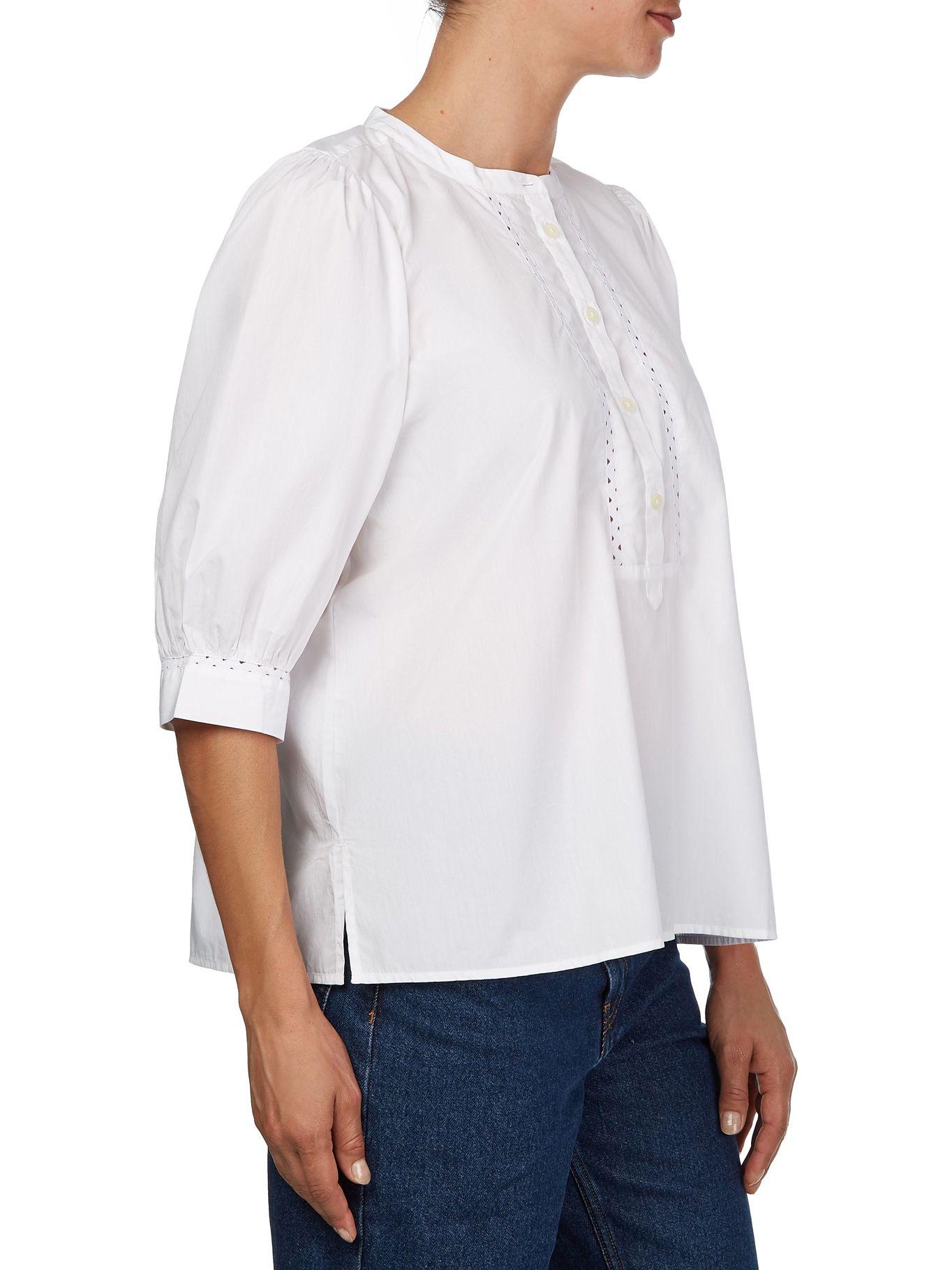 Blusa De Corte Amplio Blanco Tommy Hilfiger-2