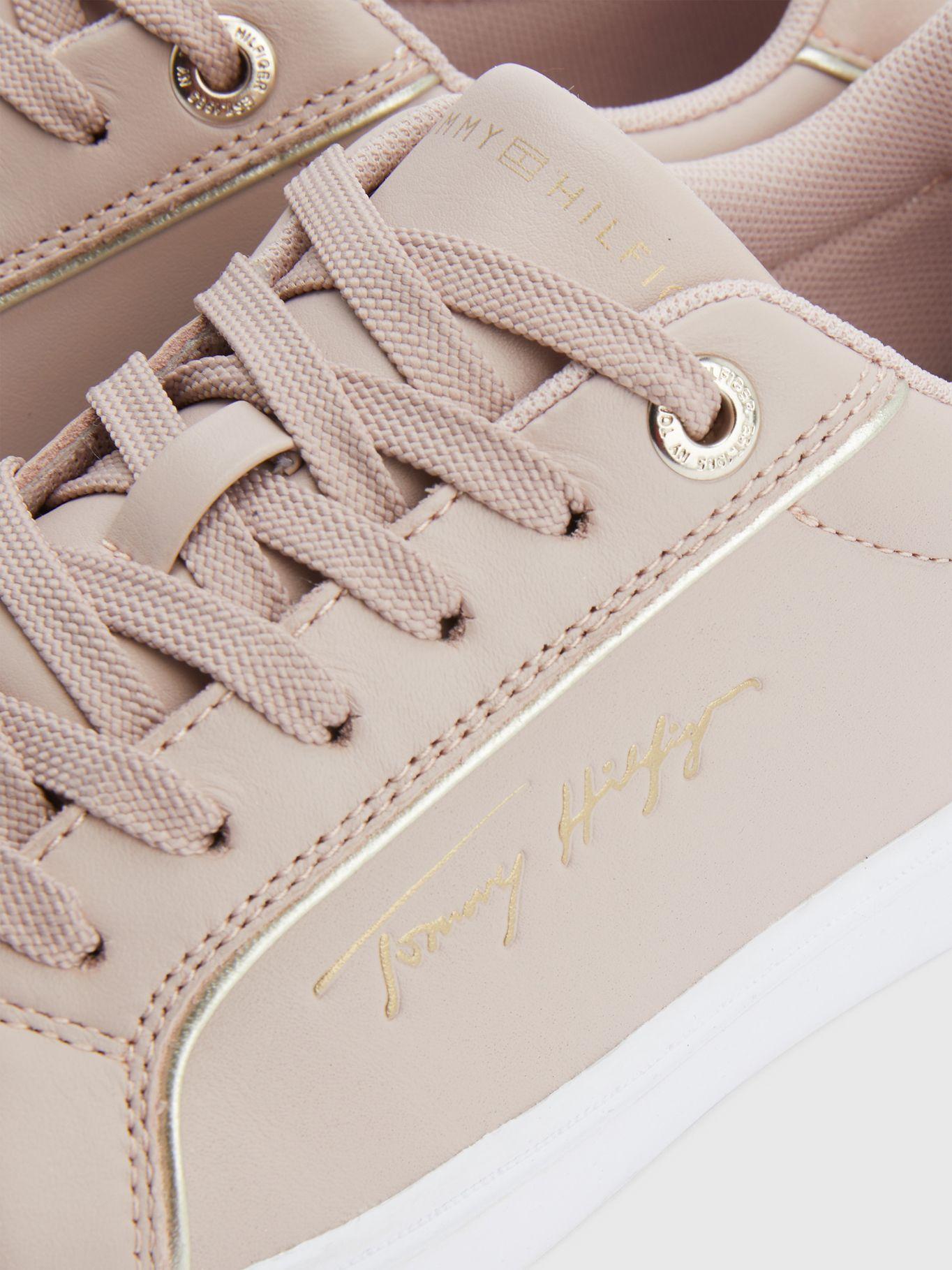Zapatilla Signature Ribeteadas Beige Tommy Hilfiger-2