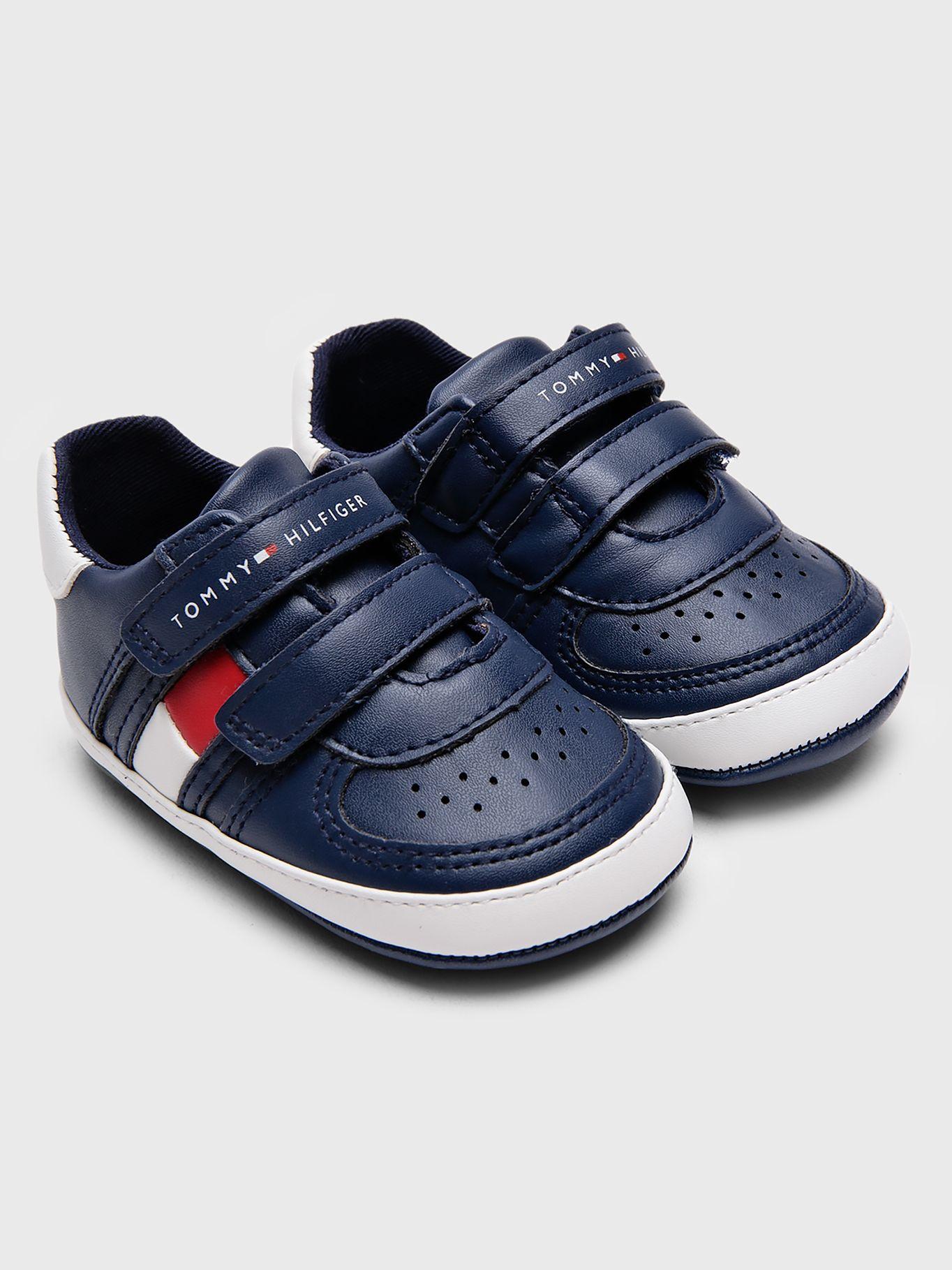 Zapatillas Con Velcro Y Logo Azul Tommy Hilfiger-0
