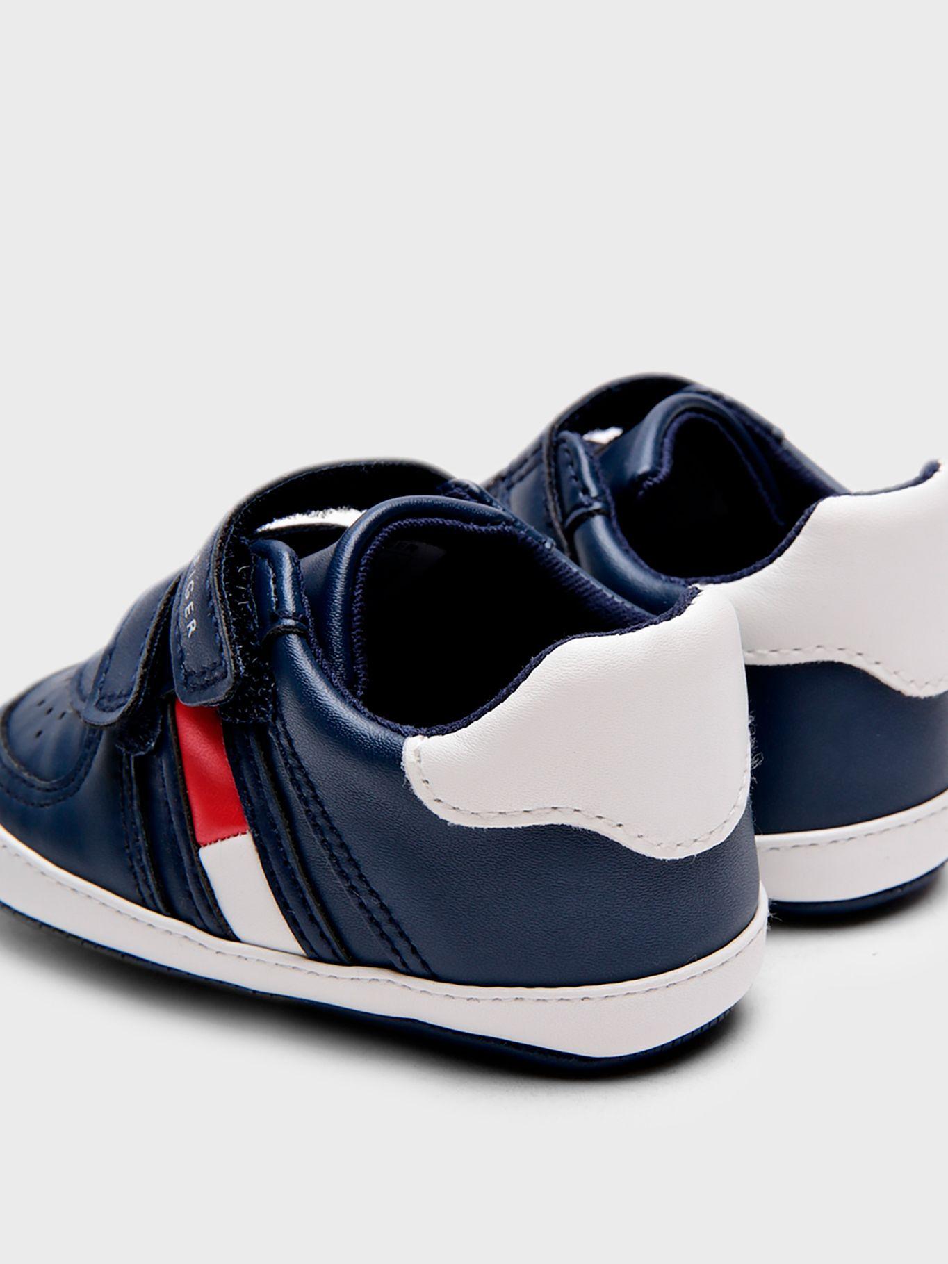 Zapatillas Con Velcro Y Logo Azul Tommy Hilfiger-3