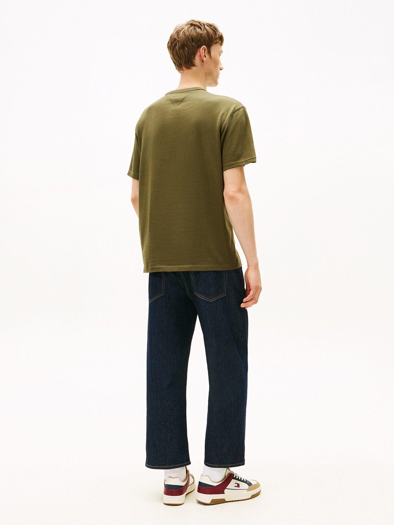 Polera Con Logo Bordado Relaxed Fit Tommy Jeans Verde-2