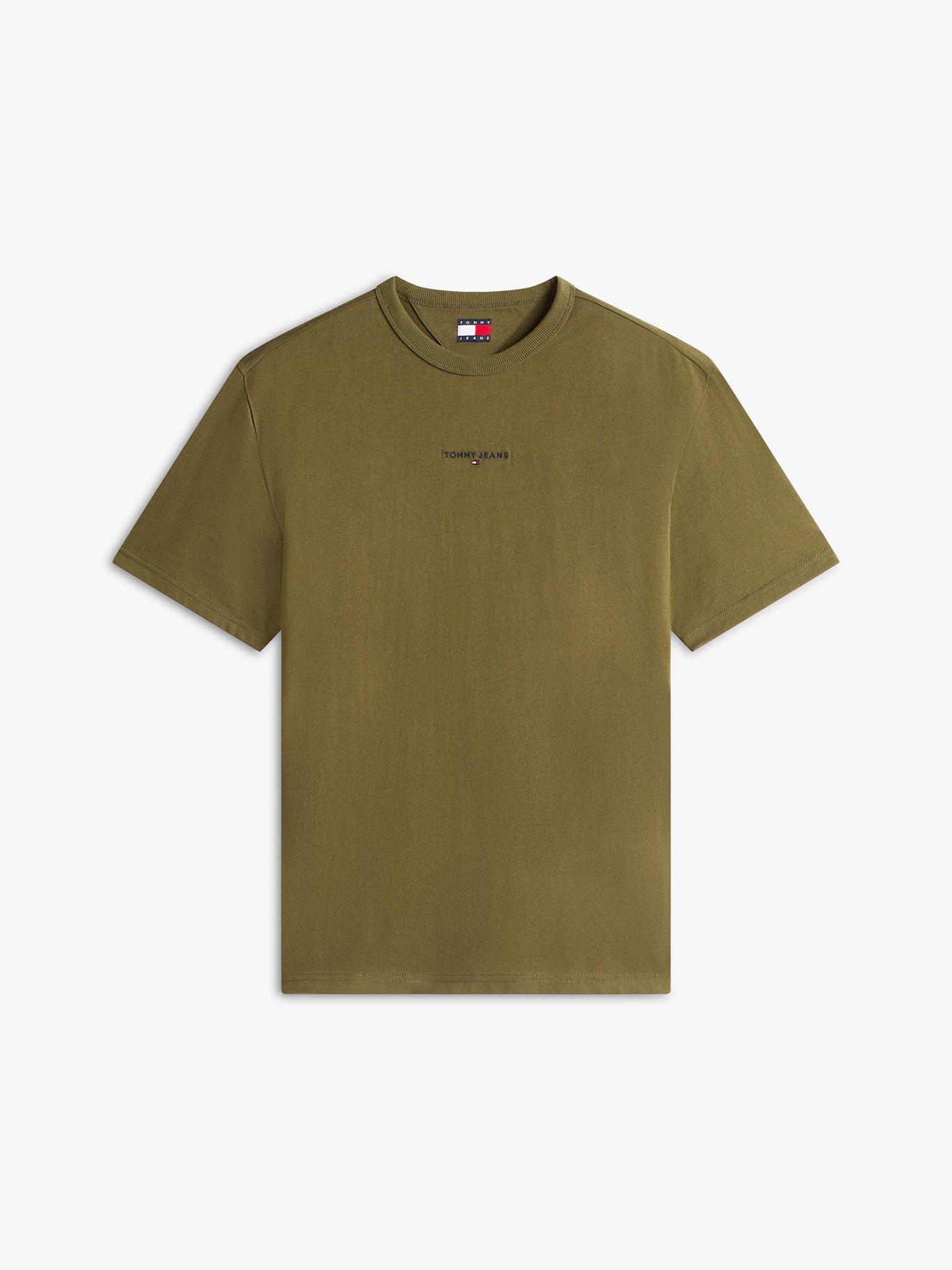 Polera Con Logo Bordado Relaxed Fit Tommy Jeans Verde-4