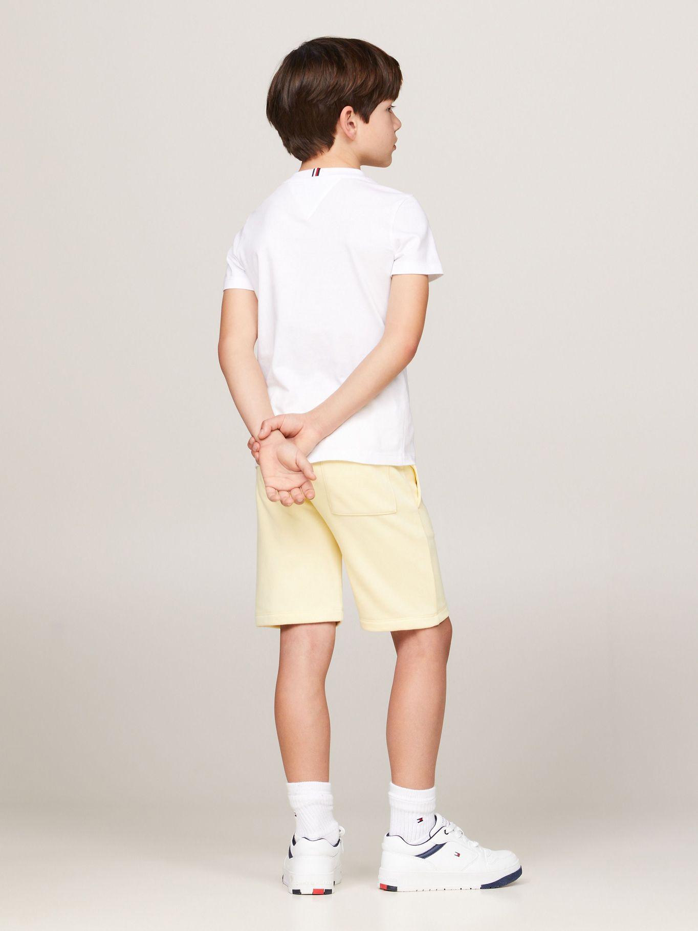 Polera Con Logo Aterciopelado Blanco Tommy Hilfiger-2